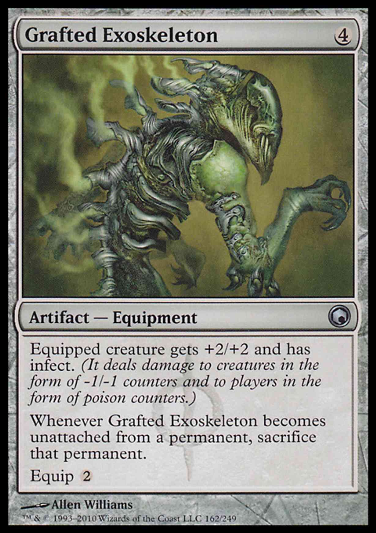 Grafted Exoskeleton magic card front