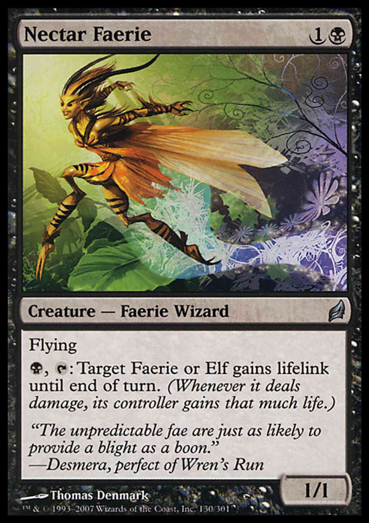 Nectar Faerie magic card front