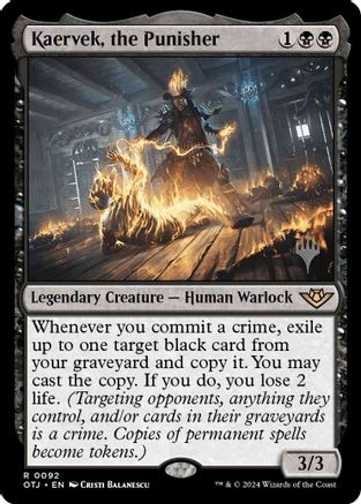 Kaervek, the Punisher magic card front