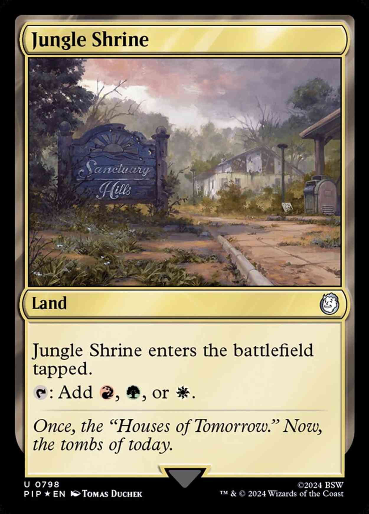 Jungle Shrine (Surge Foil) magic card front