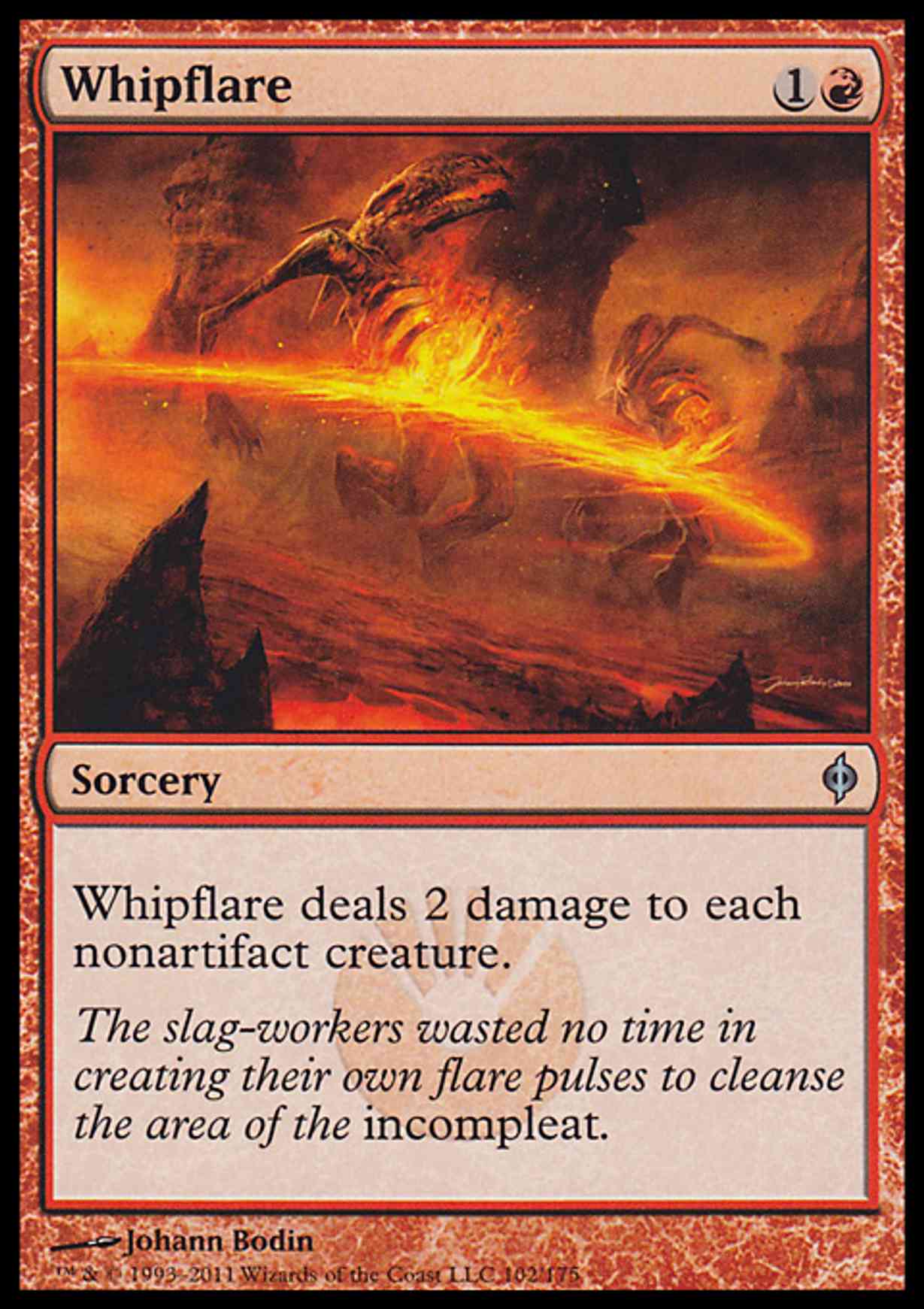 Whipflare magic card front