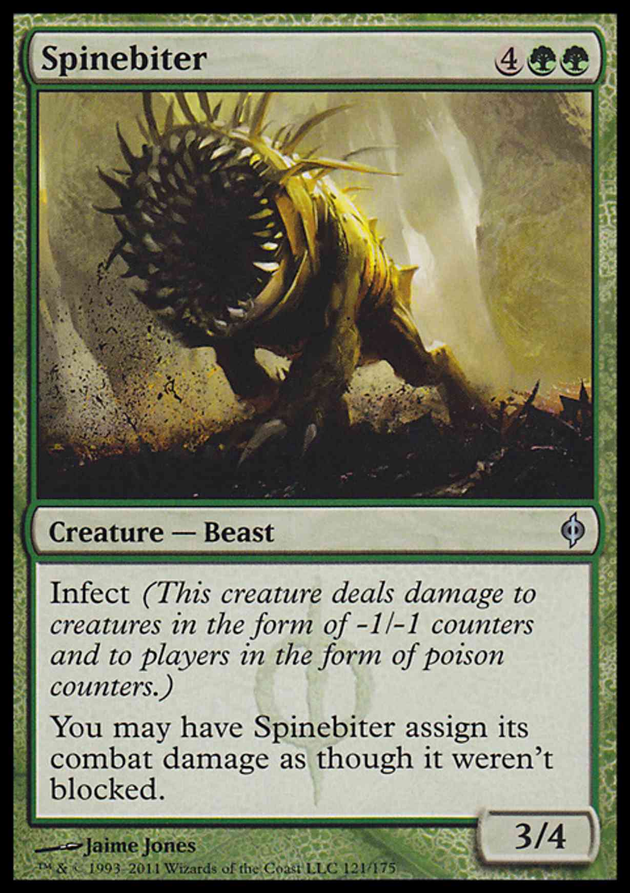 Spinebiter magic card front