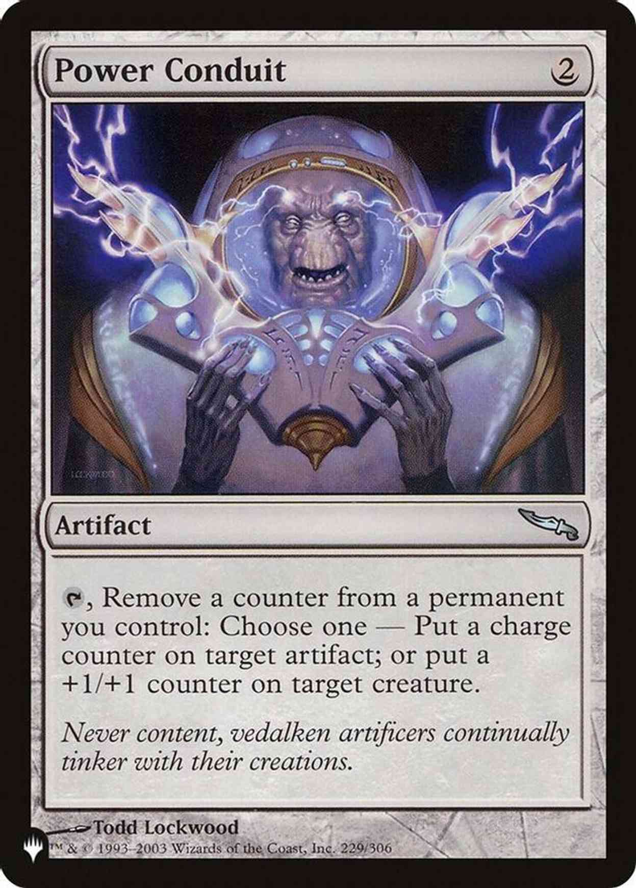 Power Conduit magic card front