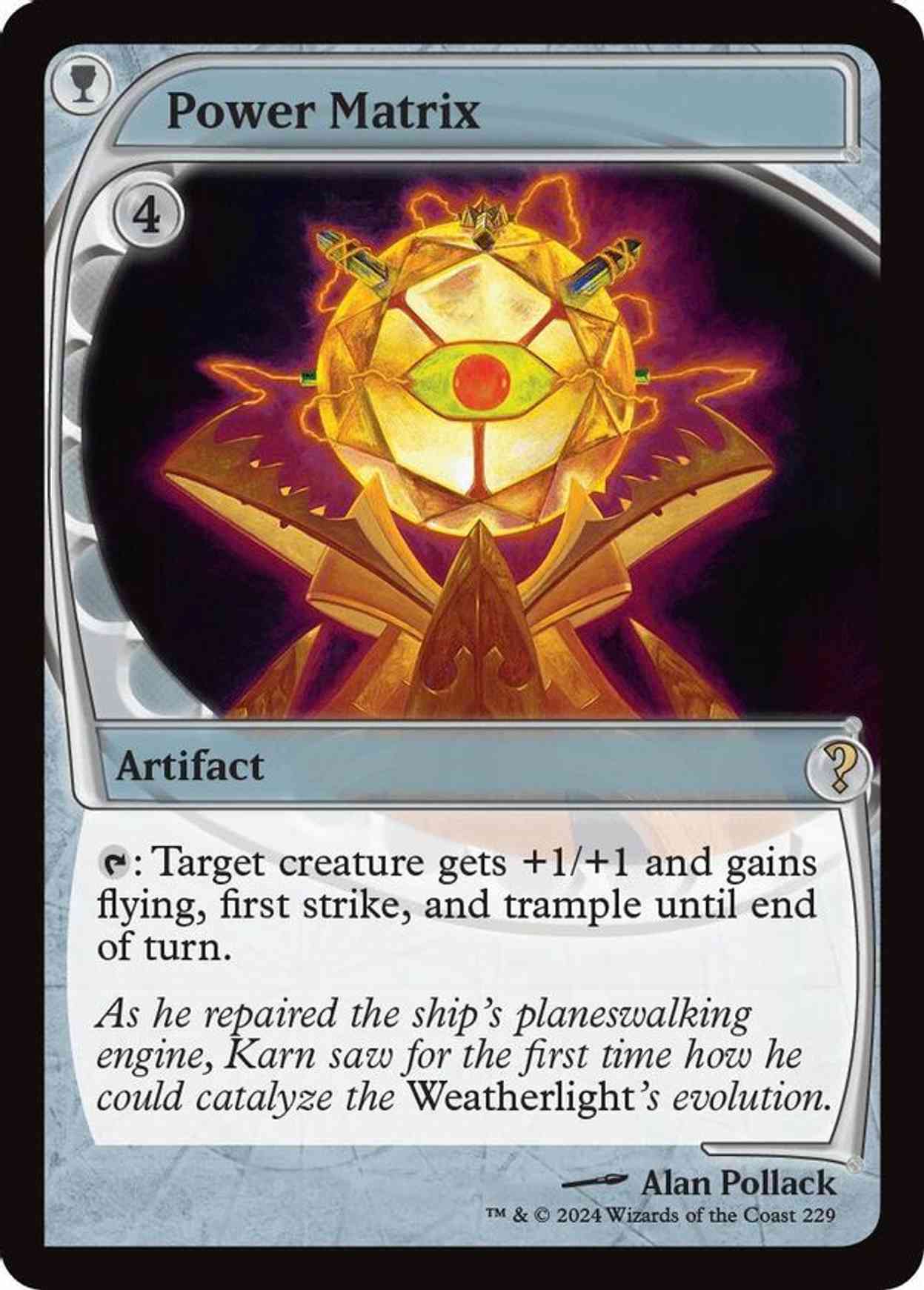 Power Matrix (Future Sight) magic card front