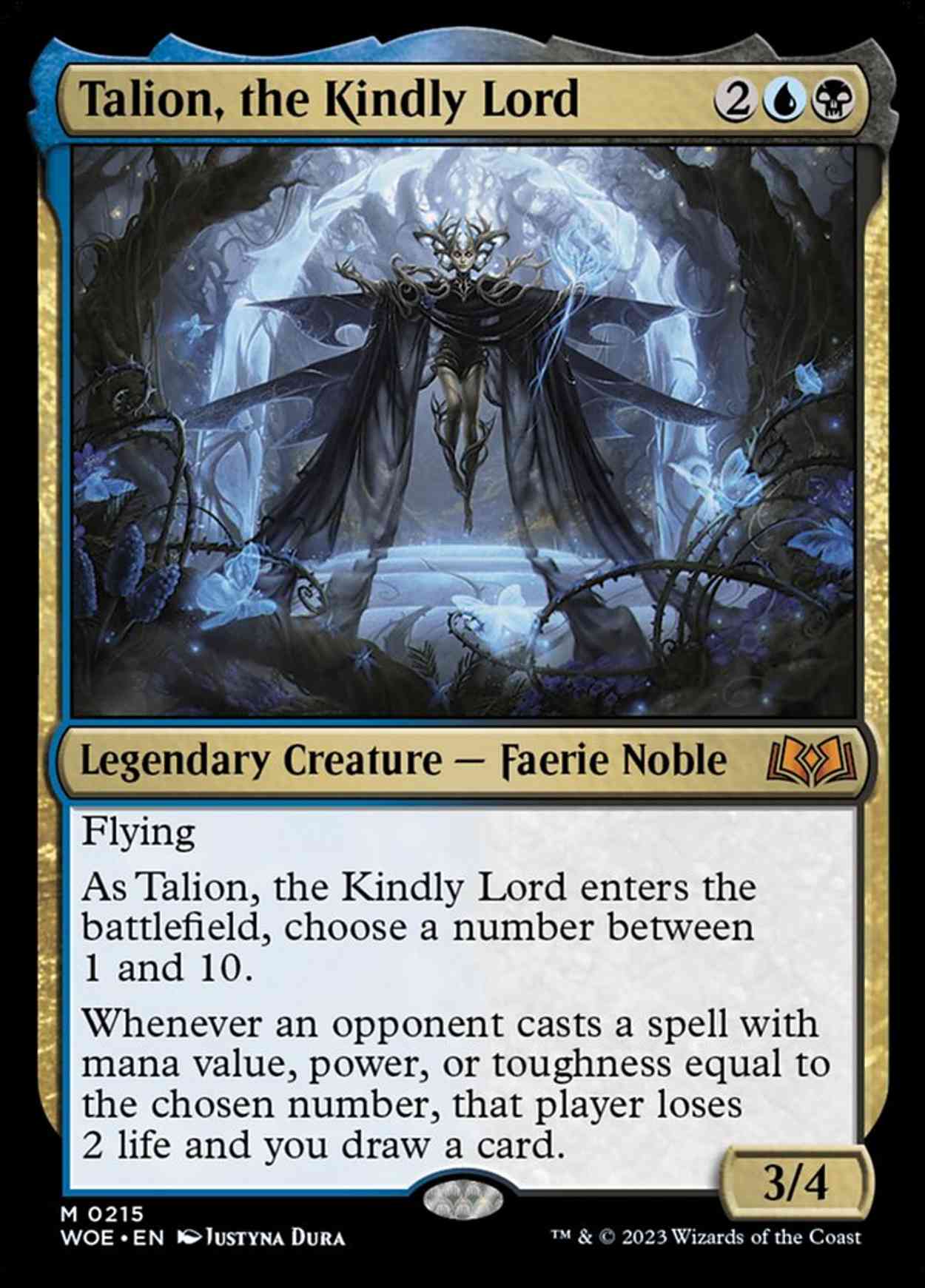 Talion, the Kindly Lord magic card front