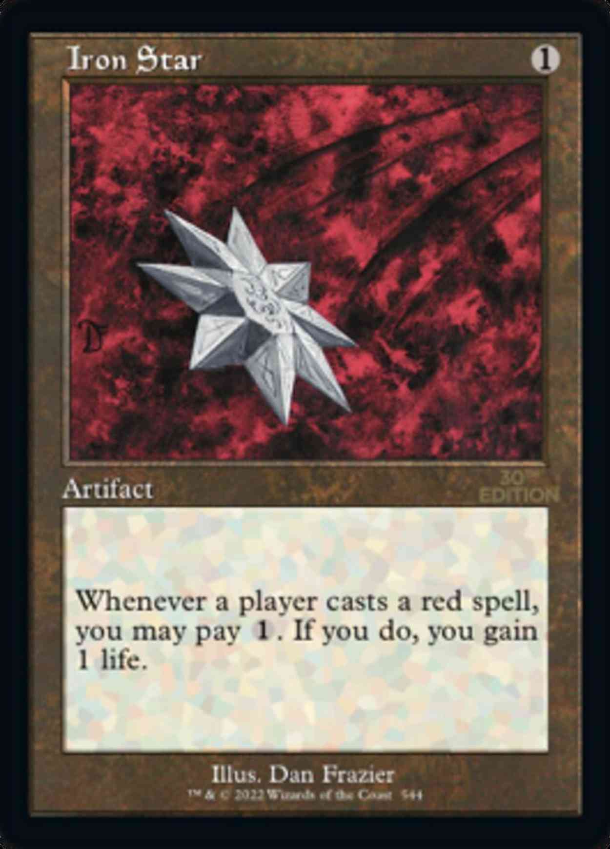 Iron Star (Retro Frame) magic card front