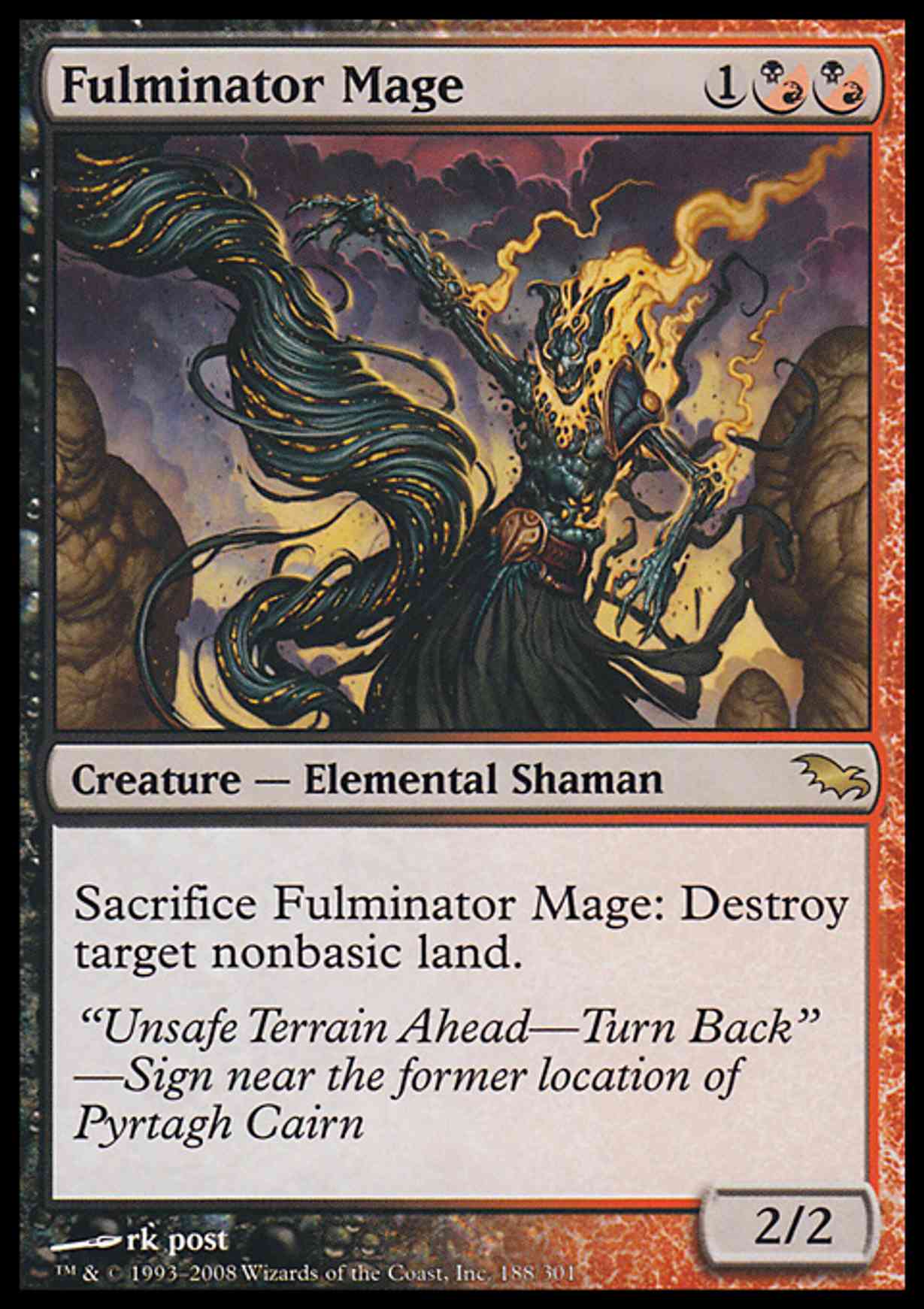Fulminator Mage magic card front