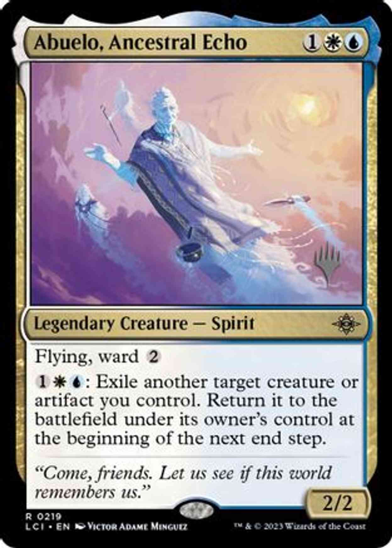 Abuelo, Ancestral Echo magic card front