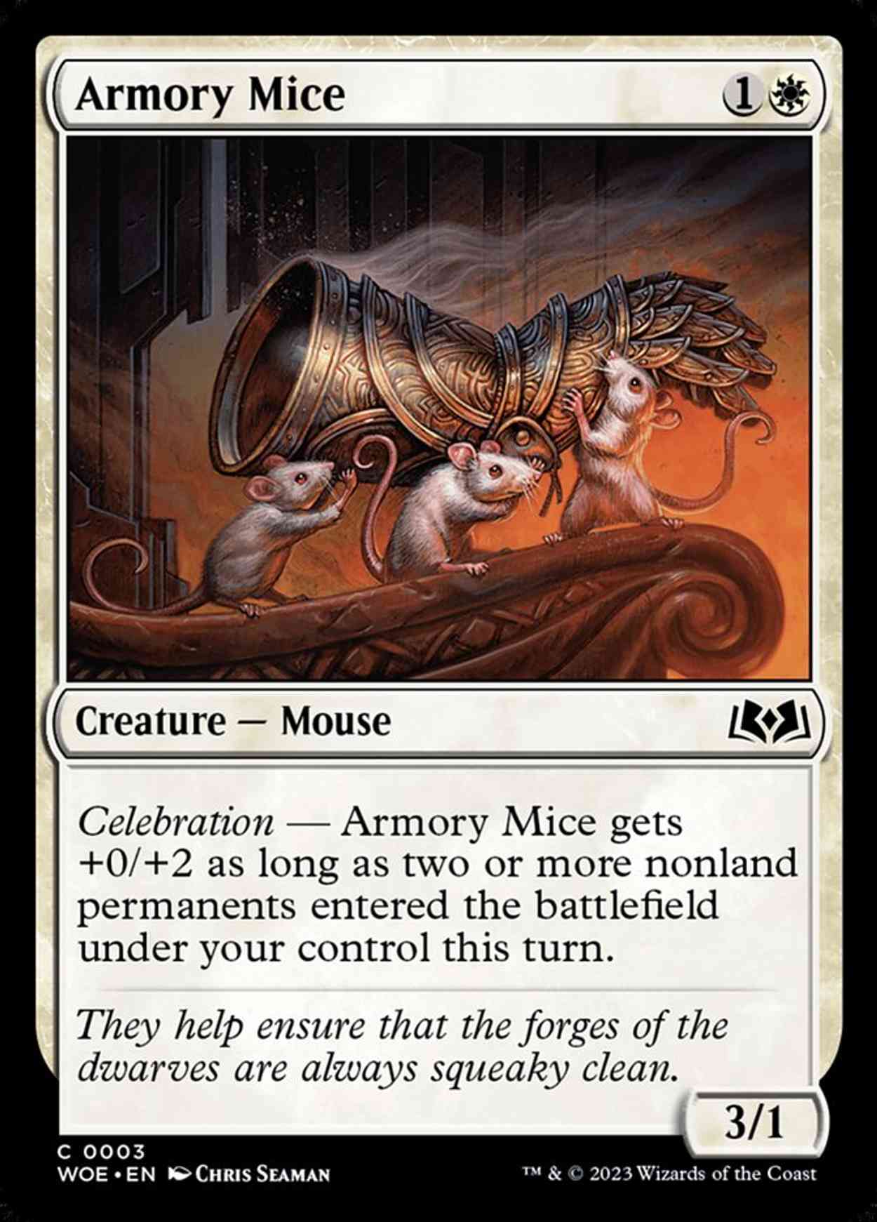 Armory Mice magic card front