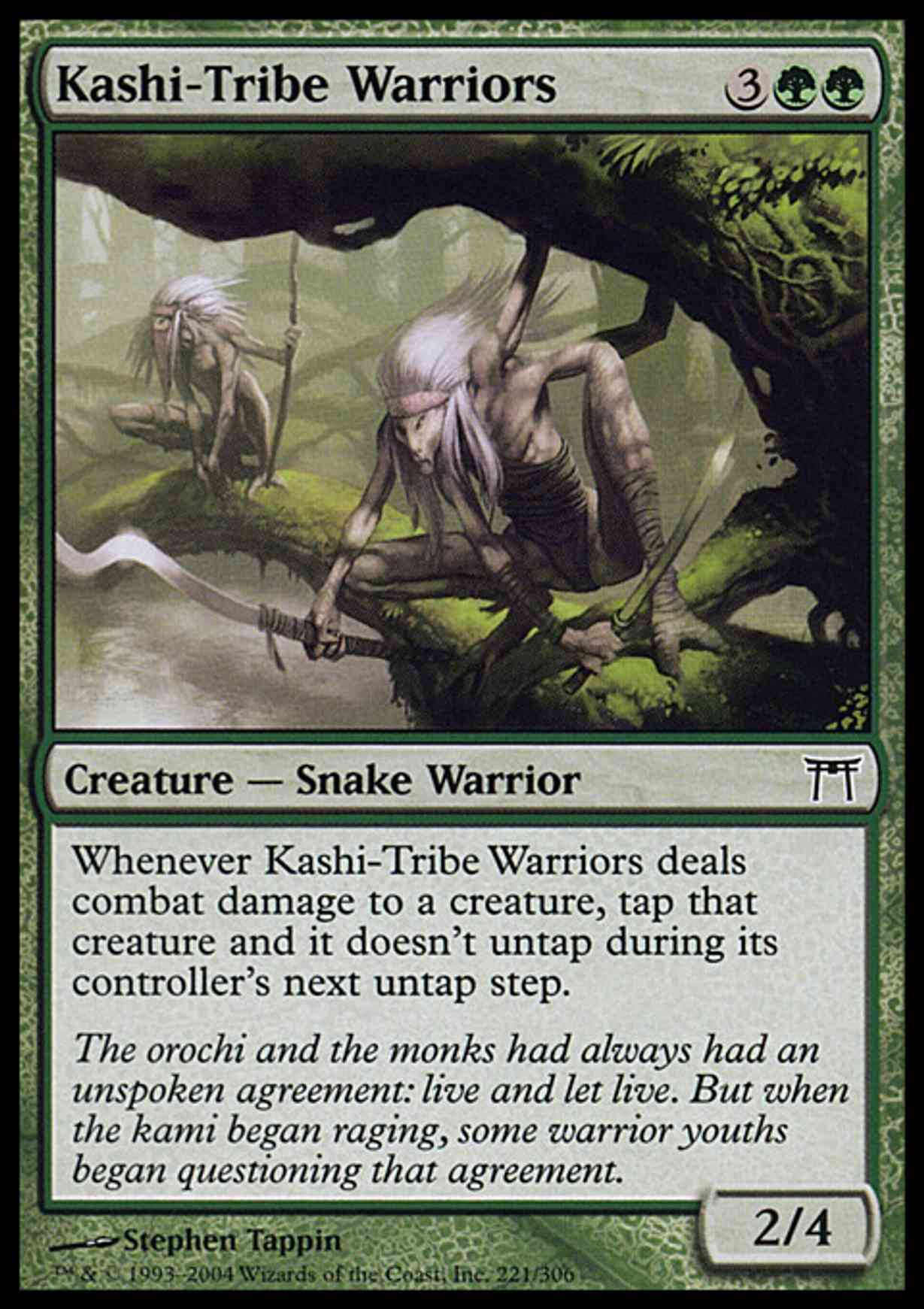 Kashi-Tribe Warriors magic card front