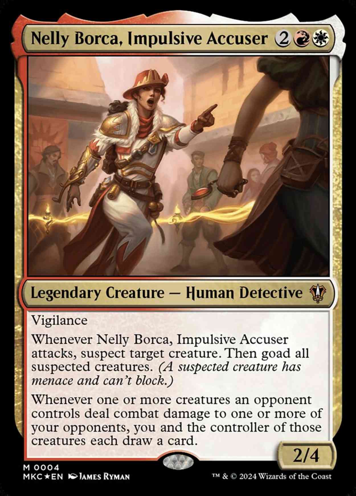 Nelly Borca, Impulsive Accuser magic card front