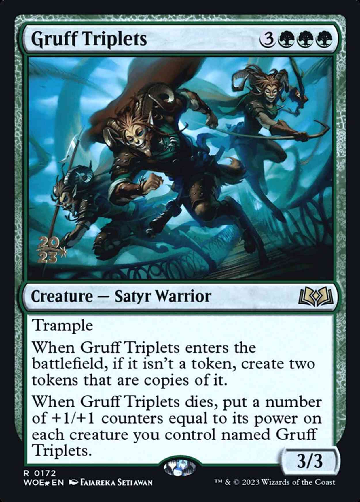 Gruff Triplets magic card front