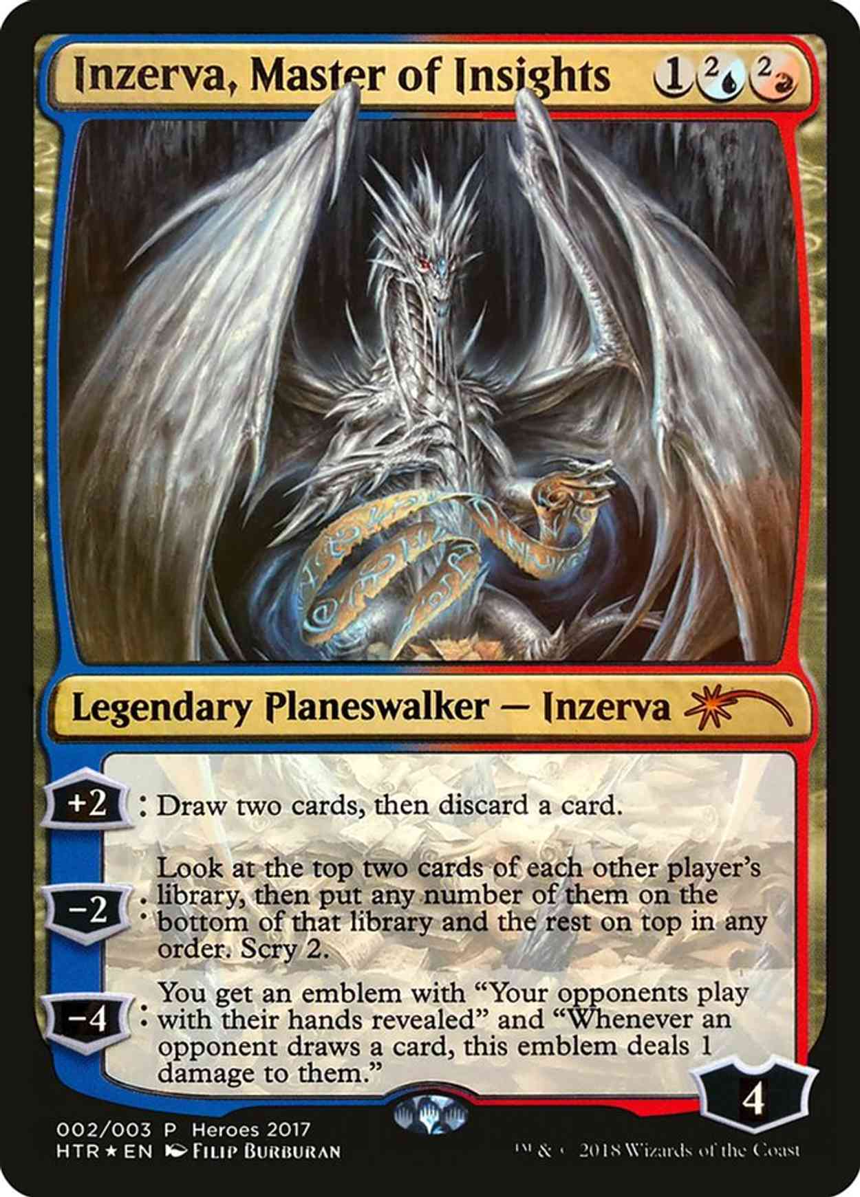 Inzerva, Master of Insights magic card front