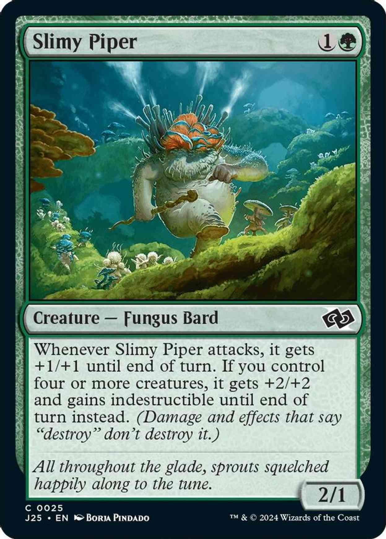 Slimy Piper magic card front