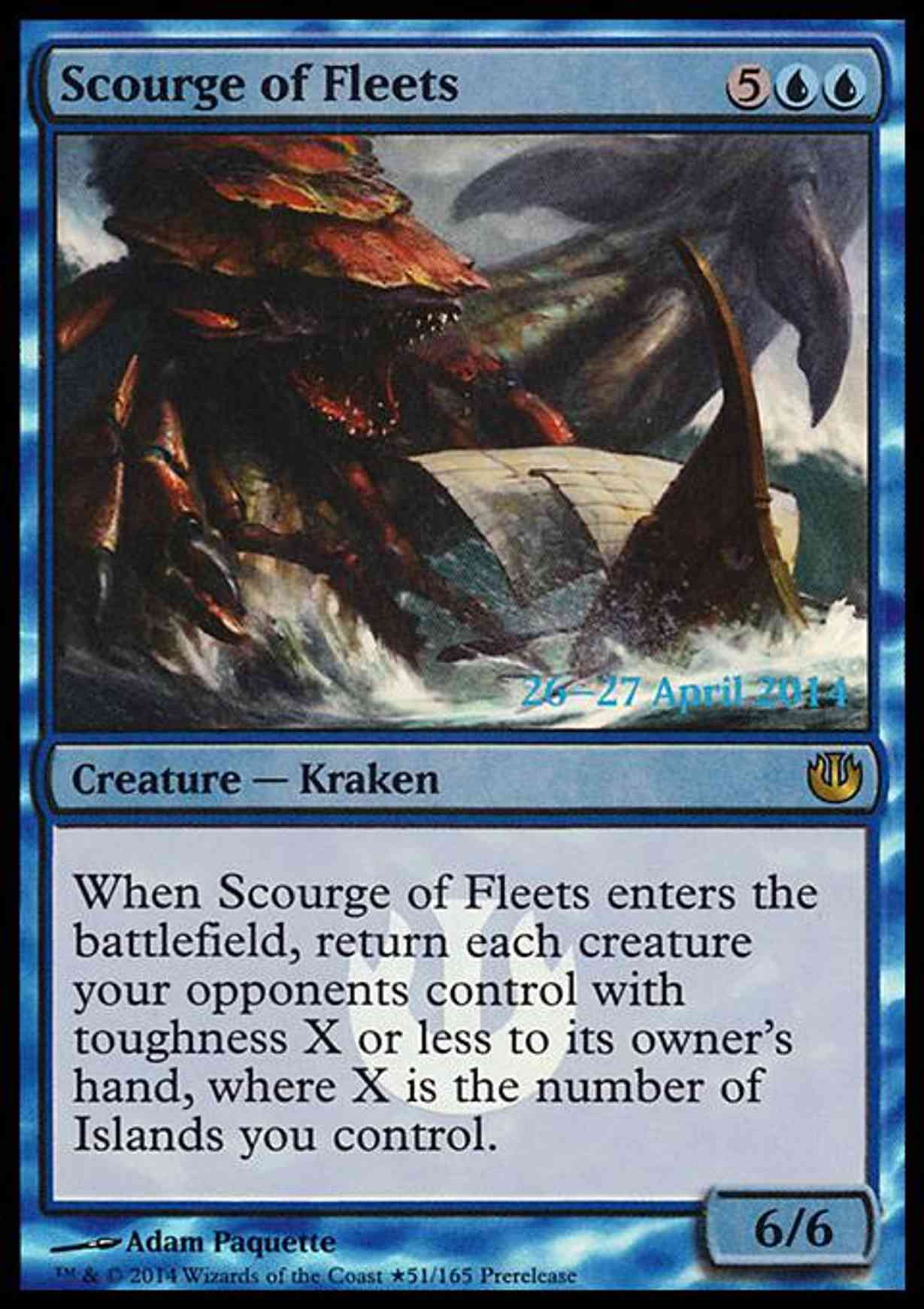 Scourge of Fleets magic card front