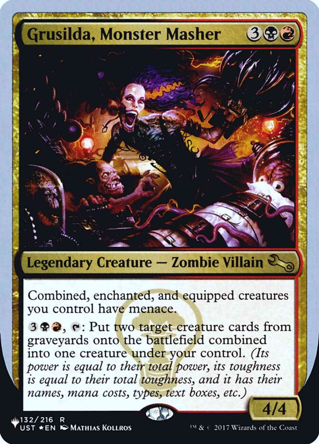 Grusilda, Monster Masher magic card front