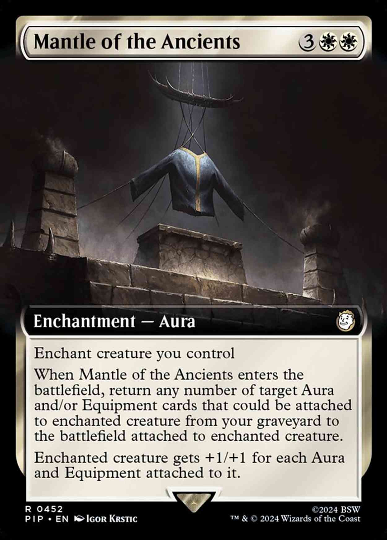 Mantle of the Ancients (Extended Art) magic card front