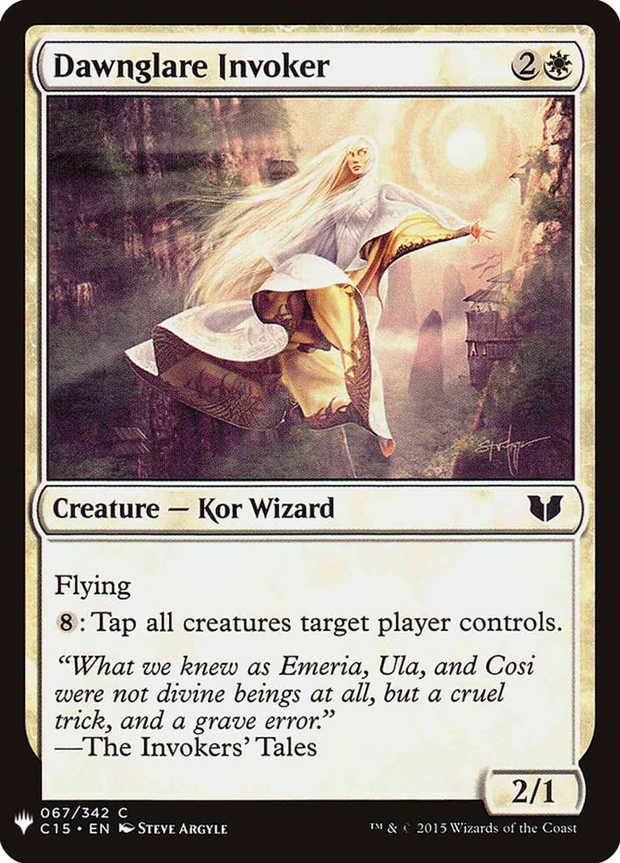 Dawnglare Invoker magic card front