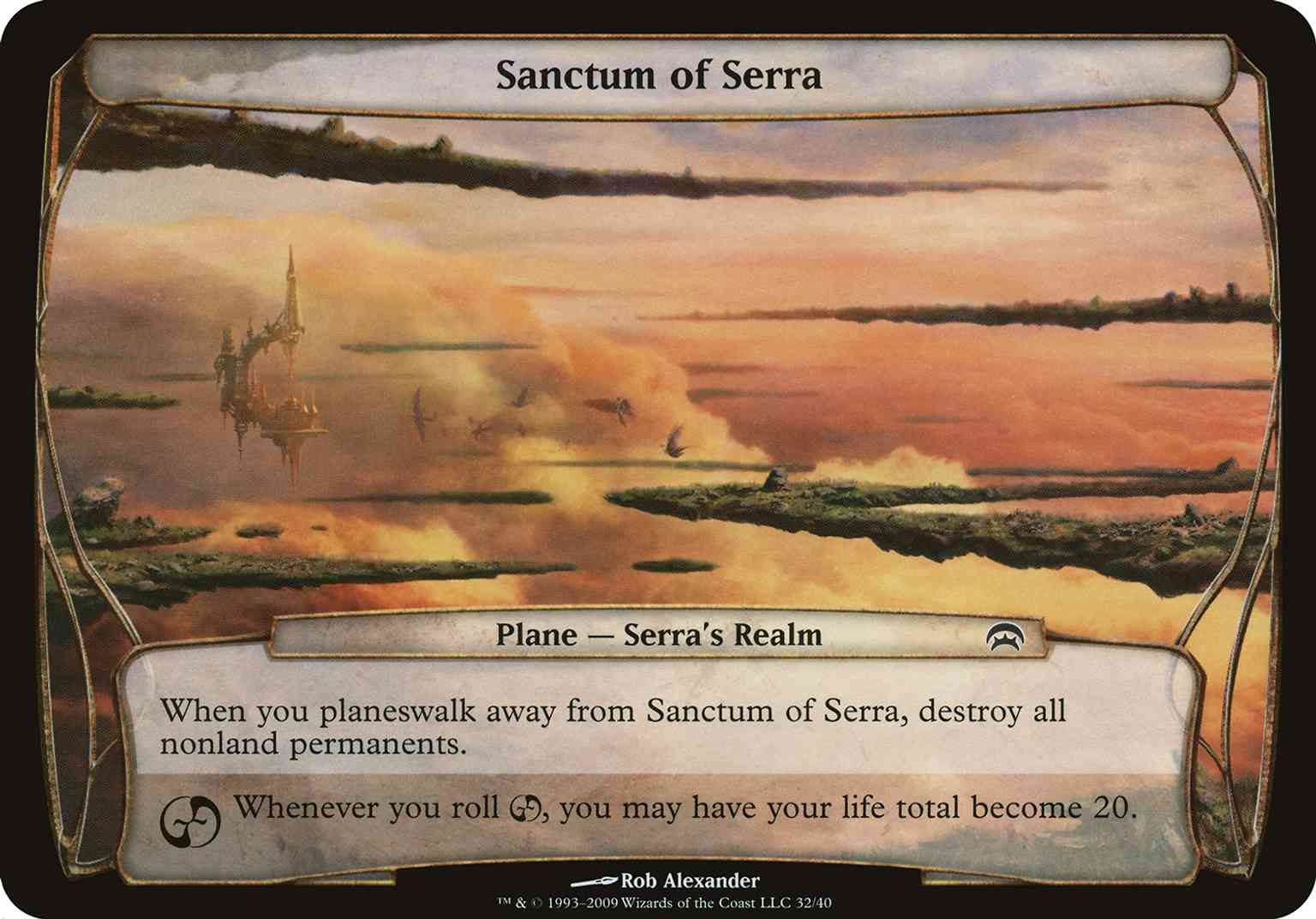 Sanctum of Serra (Planechase) magic card front