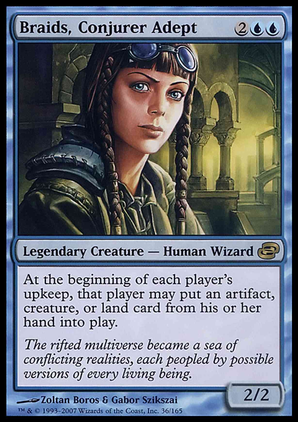 Braids, Conjurer Adept magic card front