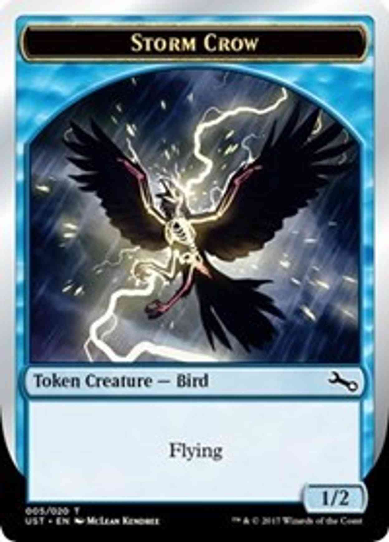 Storm Crow Token magic card front