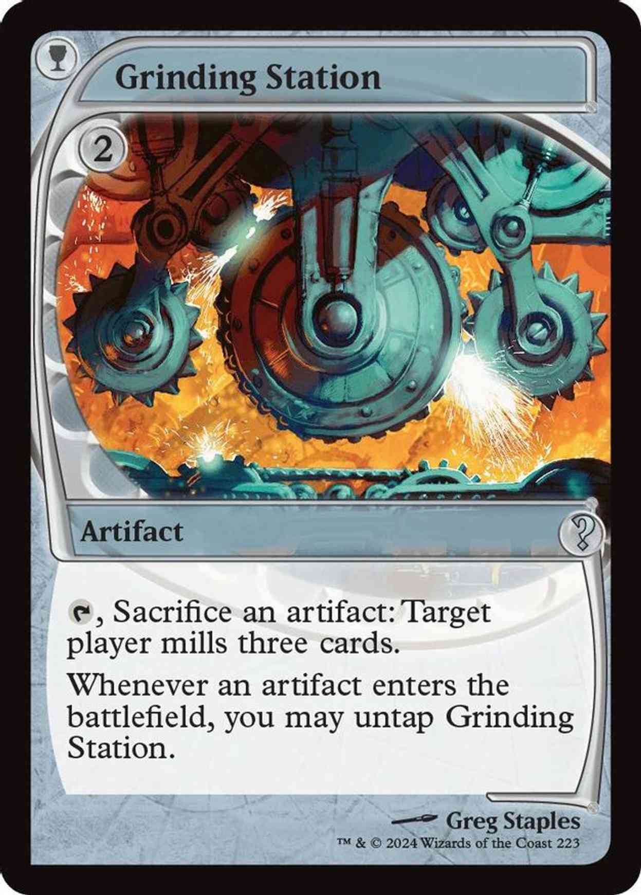 Grinding Station (Future Sight) magic card front