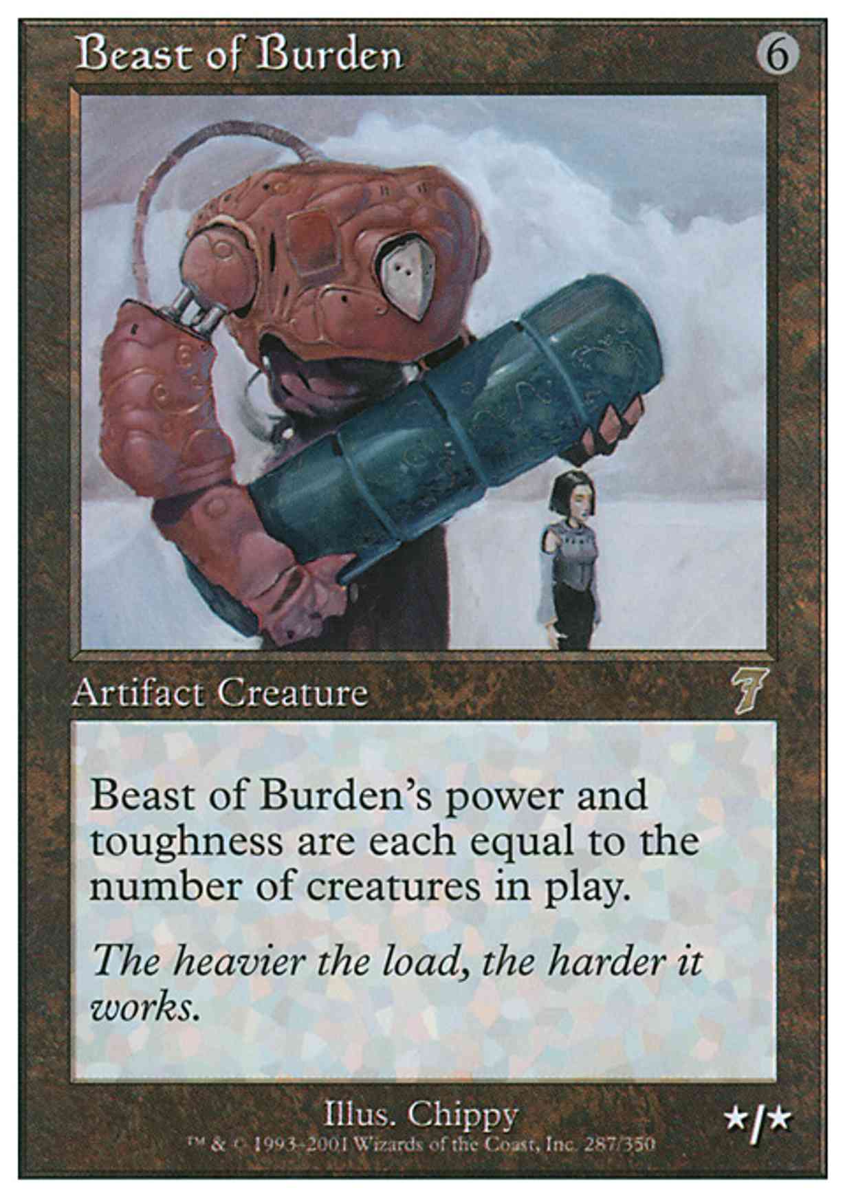 Beast of Burden magic card front