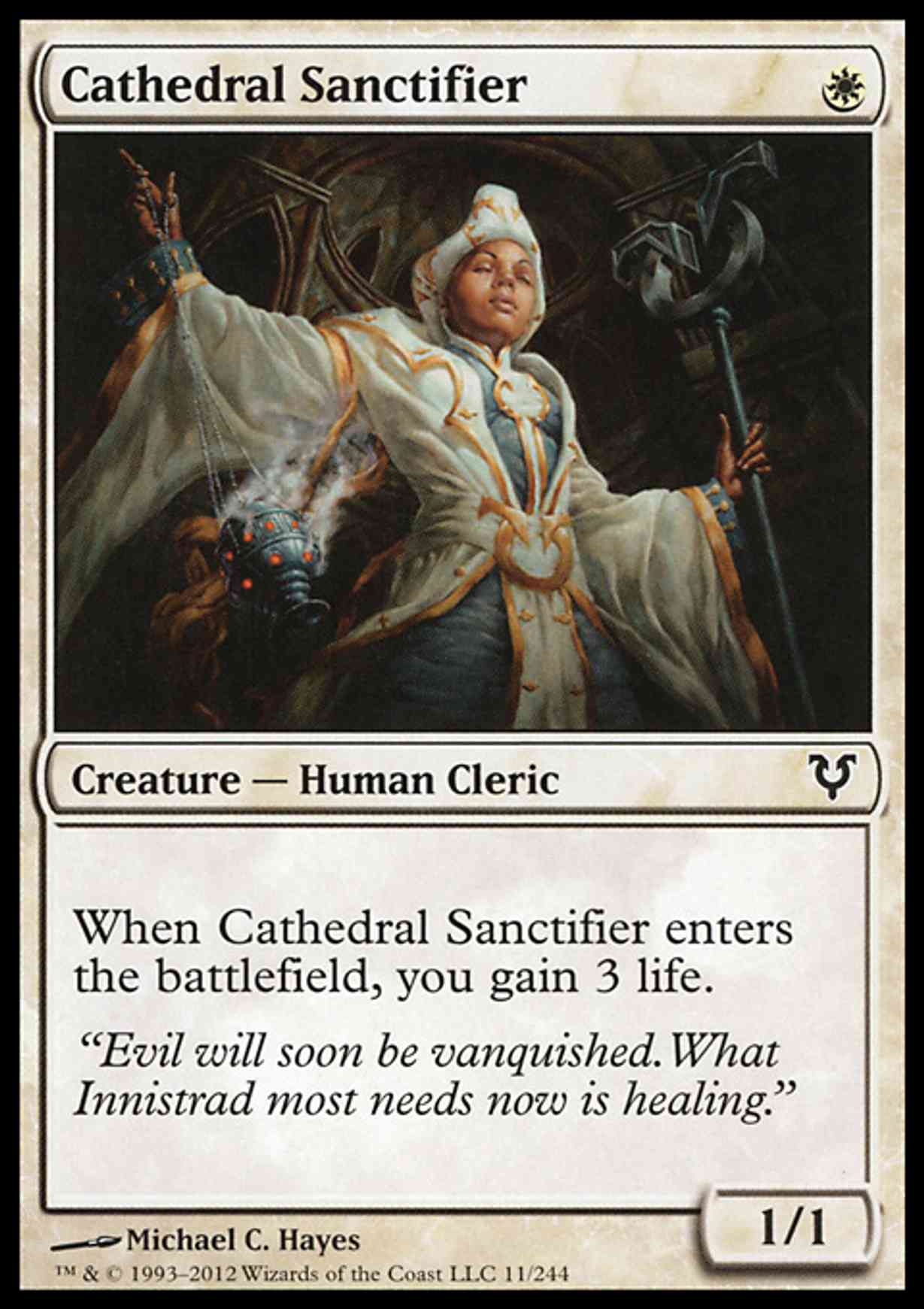Cathedral Sanctifier magic card front