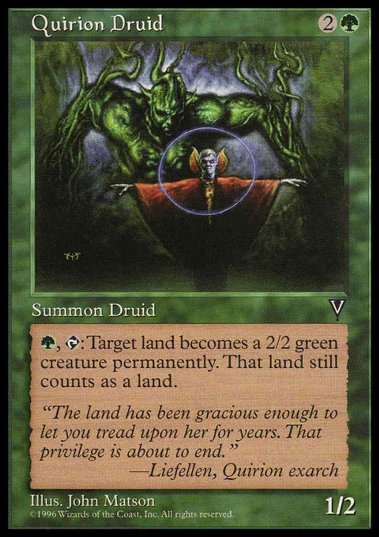 Quirion Druid magic card front