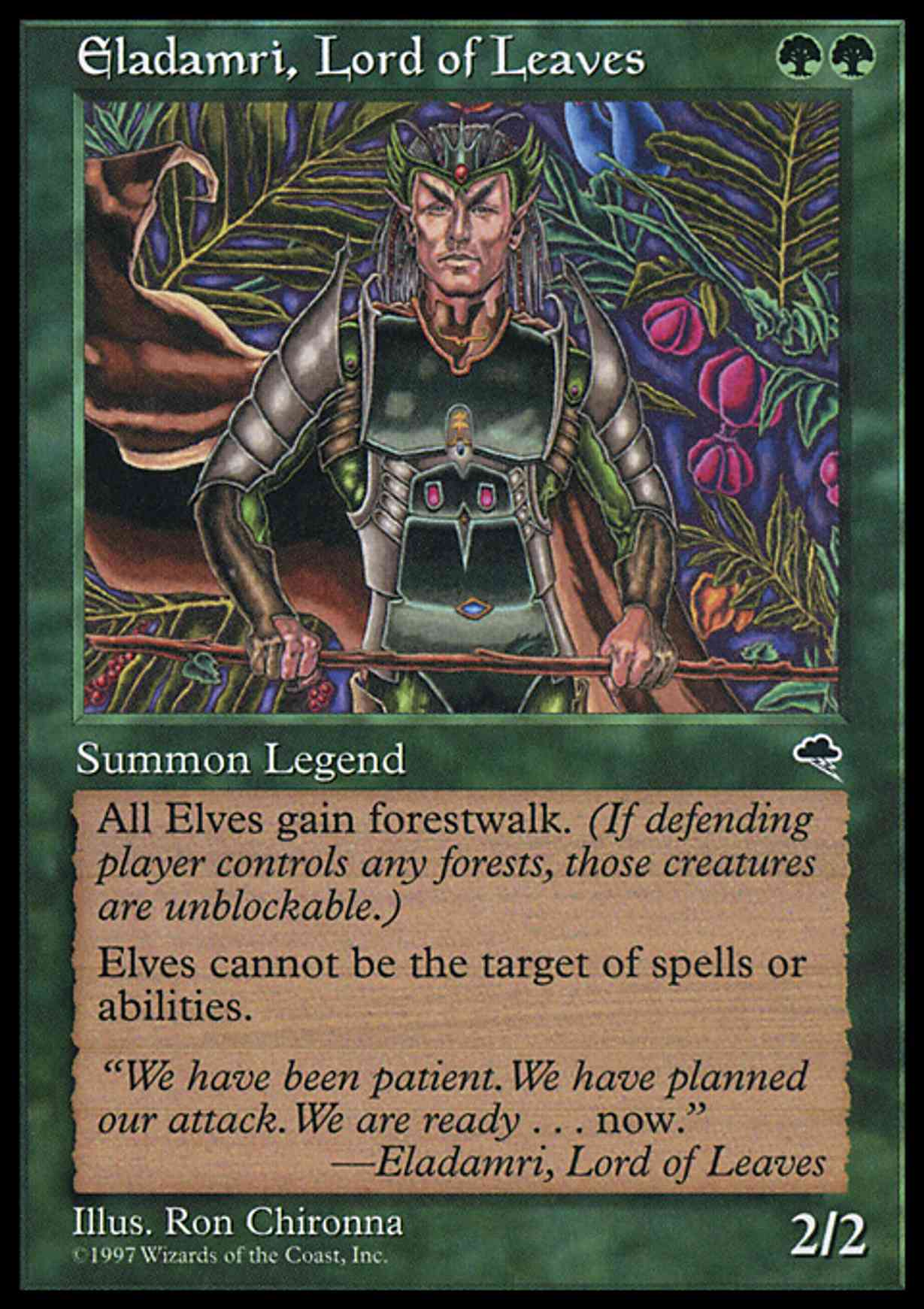 Eladamri, Lord of Leaves magic card front