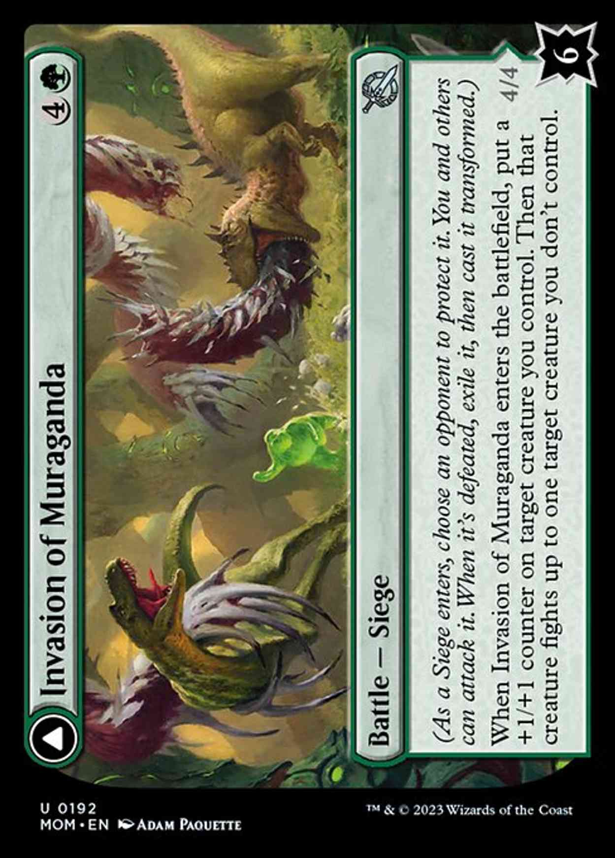 Invasion of Muraganda magic card front