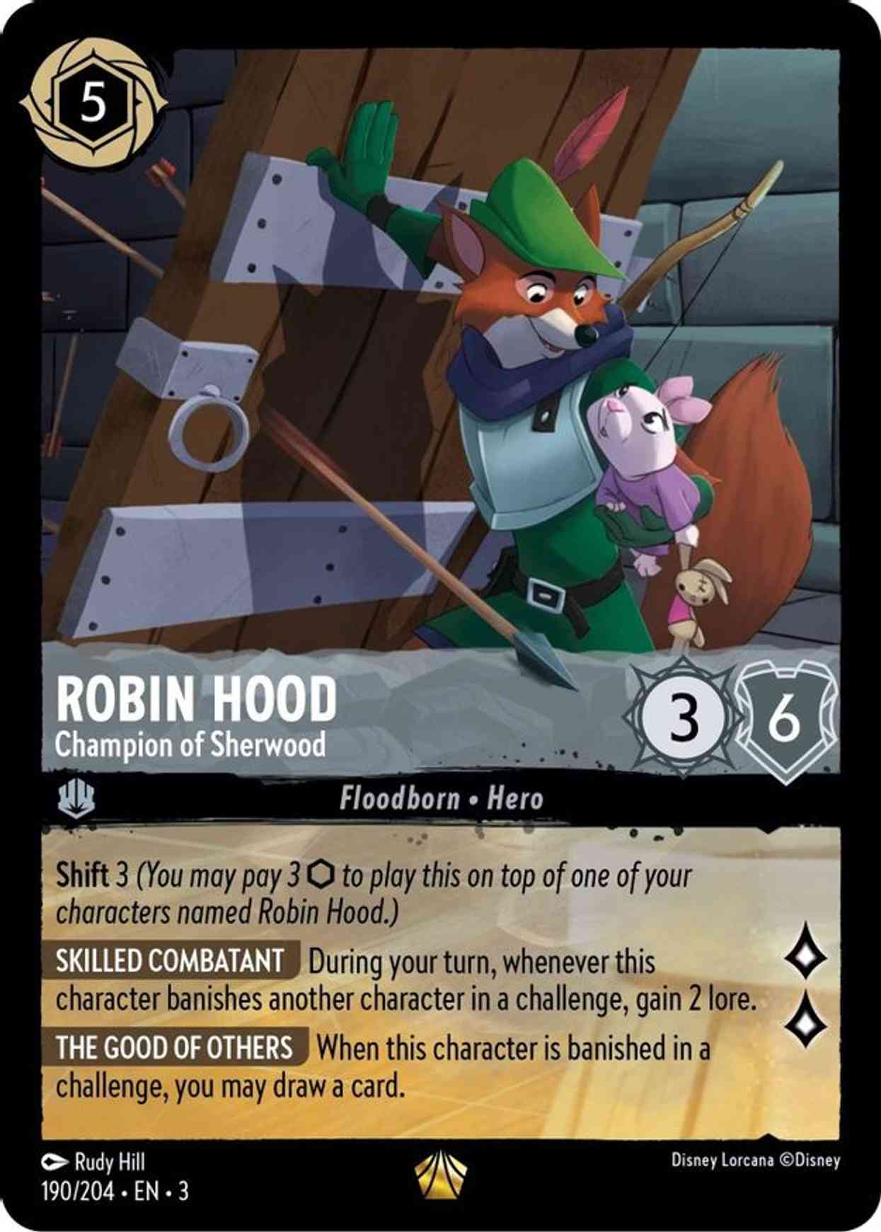 Robin Hood - Champion of Sherwood magic card front