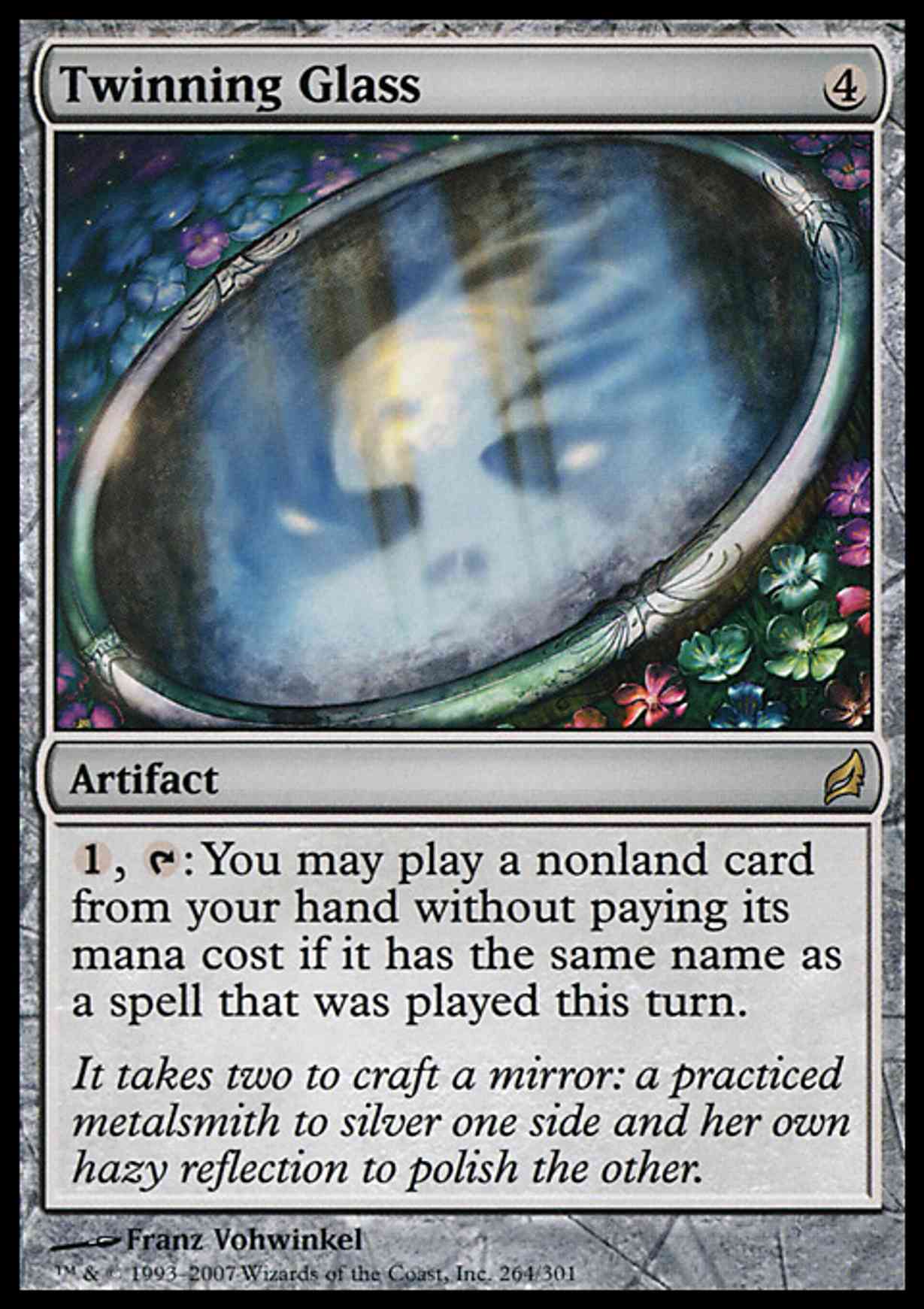 Twinning Glass magic card front