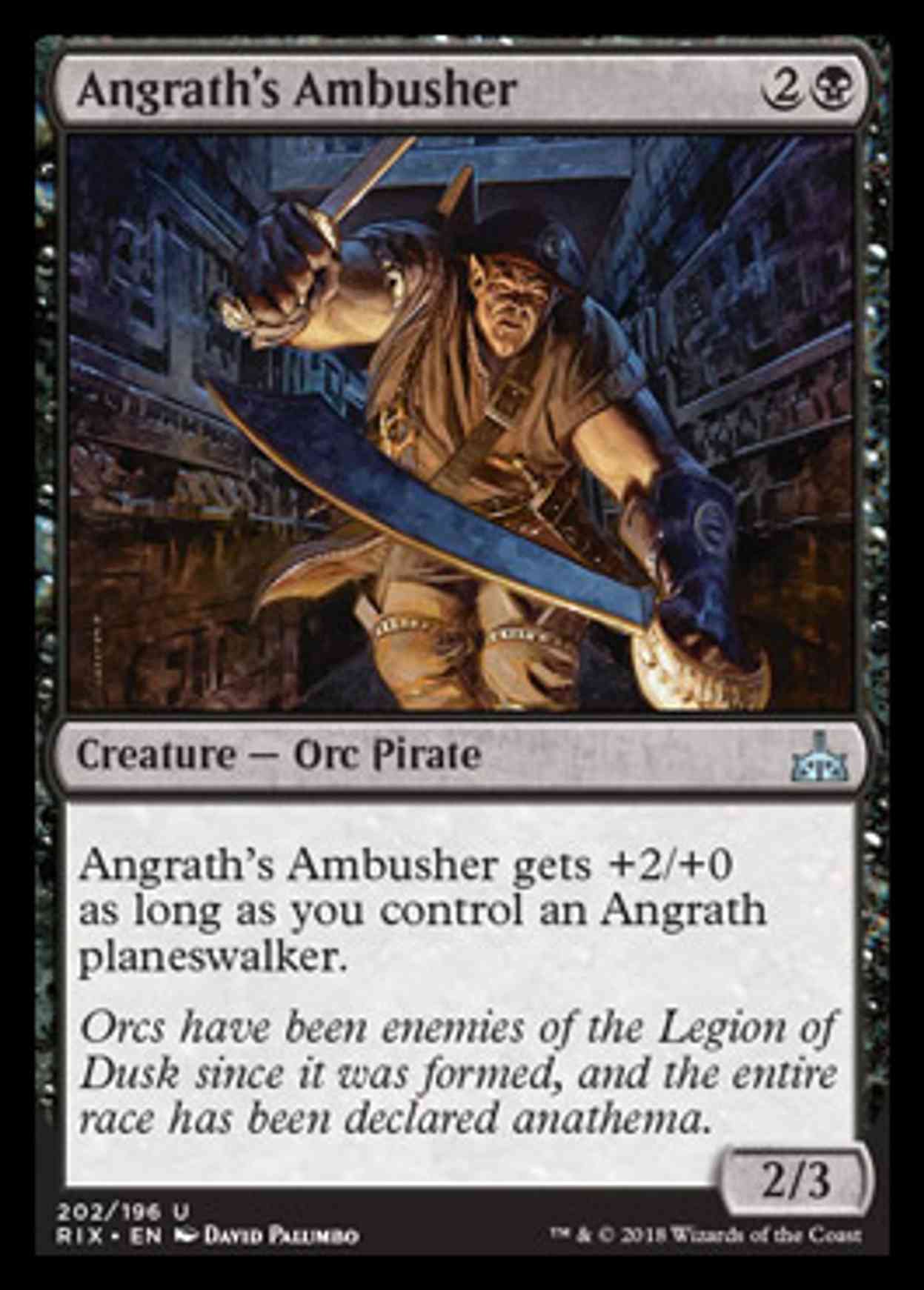 Angrath's Ambusher magic card front
