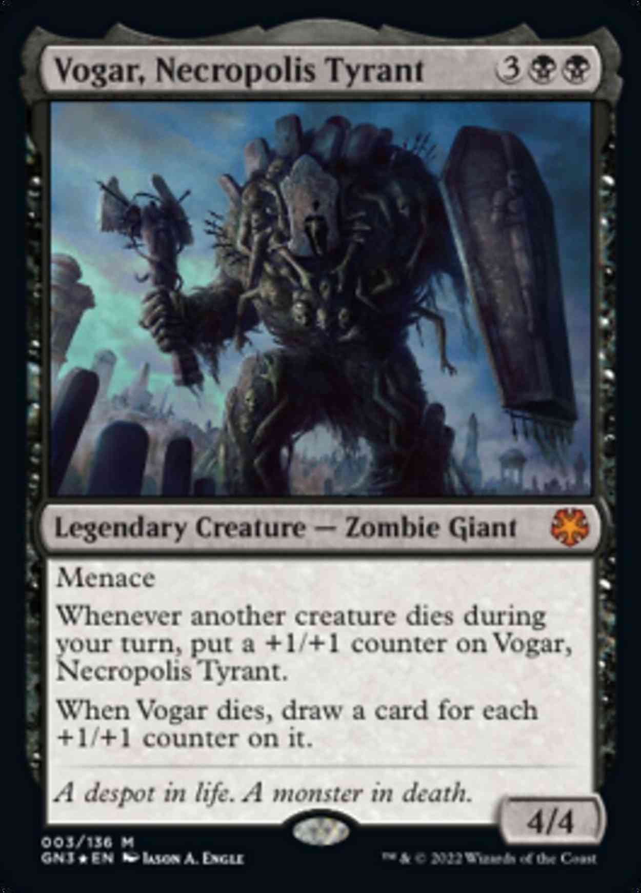 Vogar, Necropolis Tyrant magic card front
