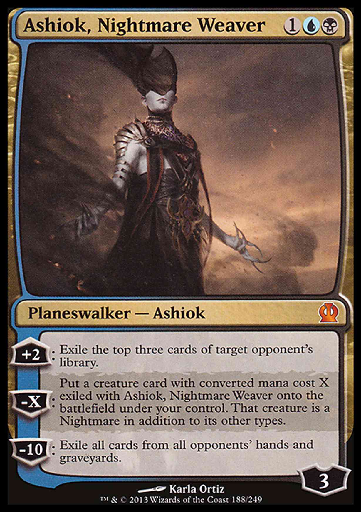 Ashiok, Nightmare Weaver magic card front