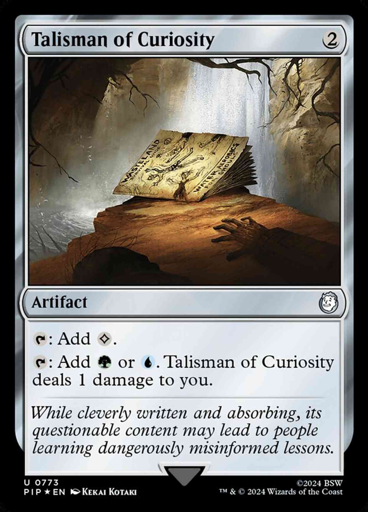 Talisman of Curiosity (Surge Foil) magic card front