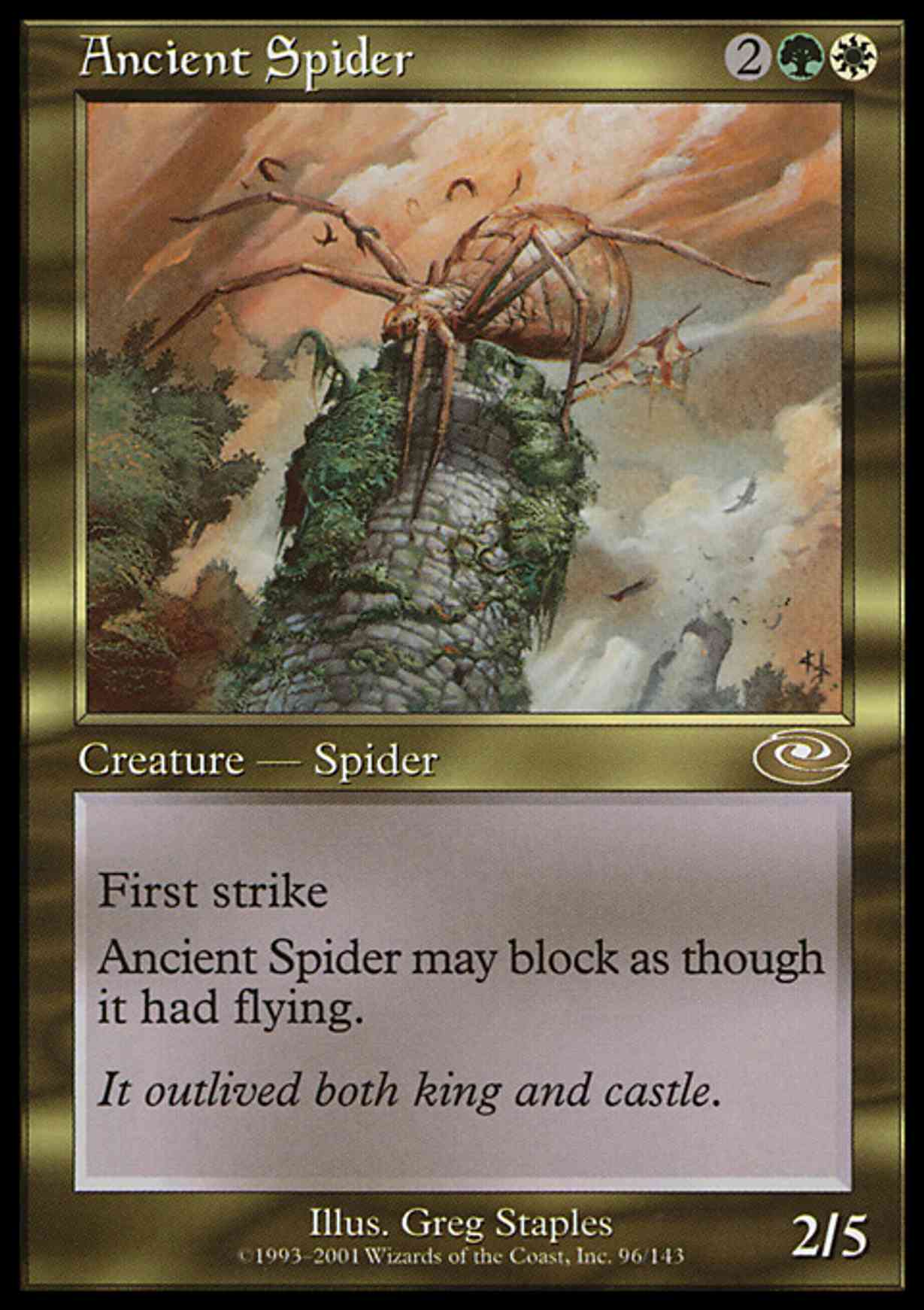 Ancient Spider magic card front