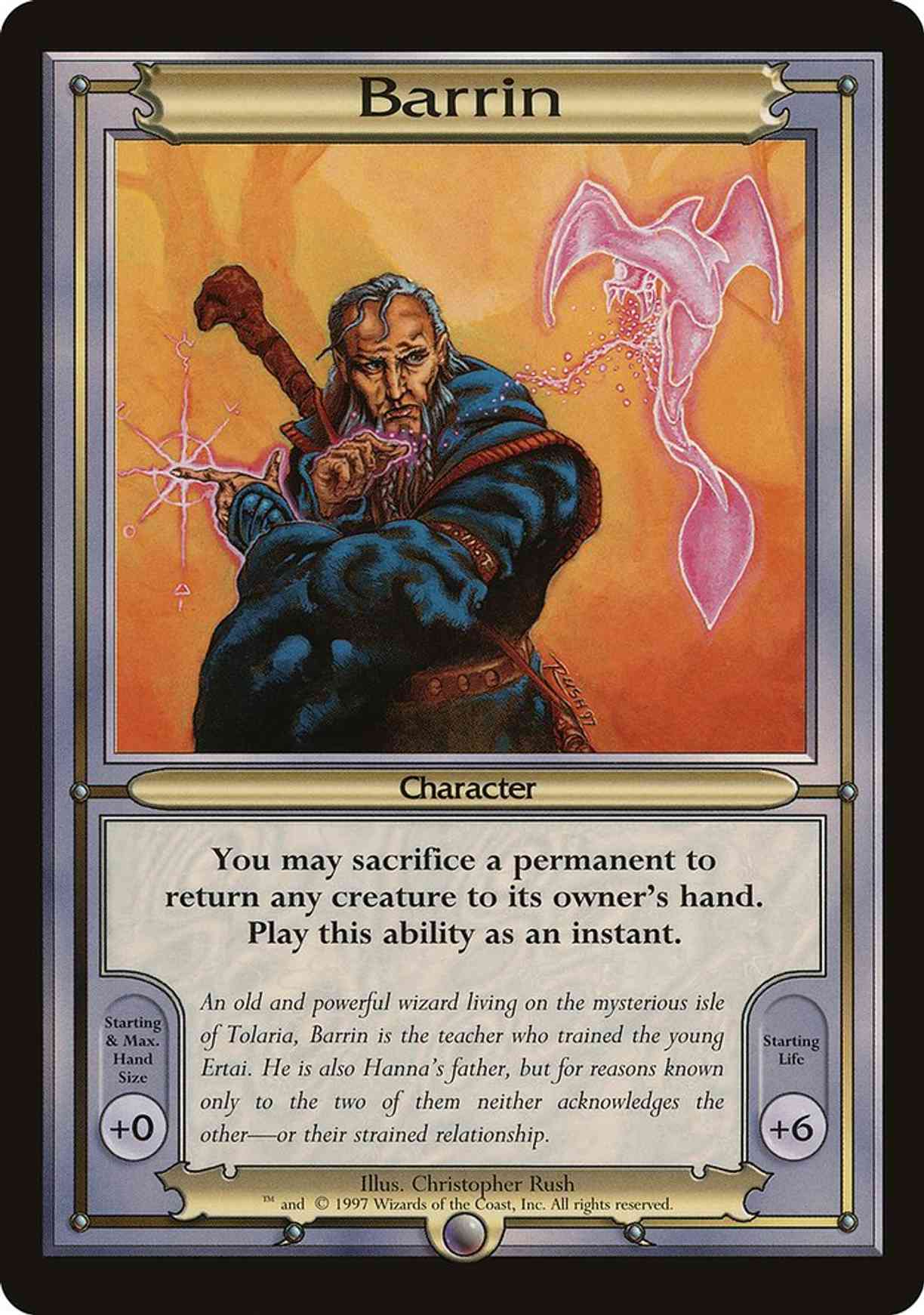 Barrin (Oversize) magic card front