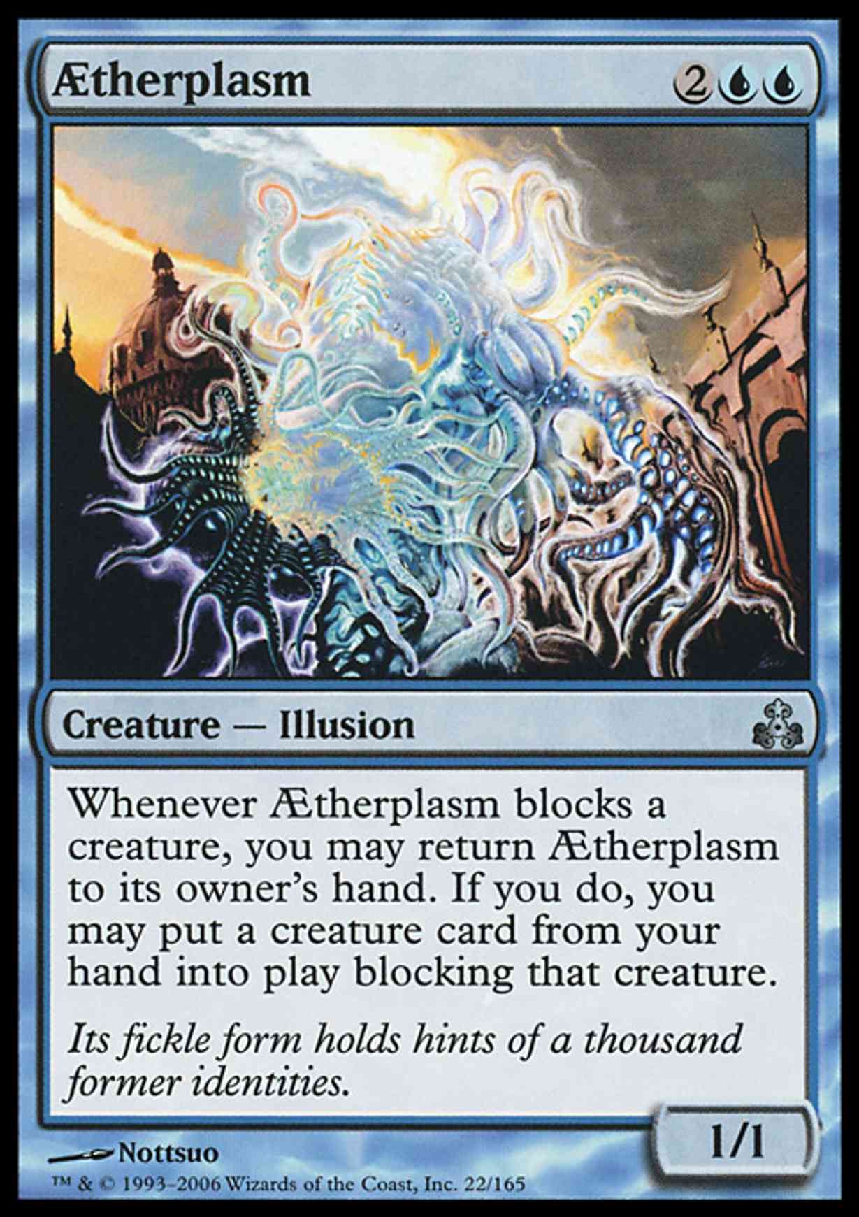 Aetherplasm magic card front