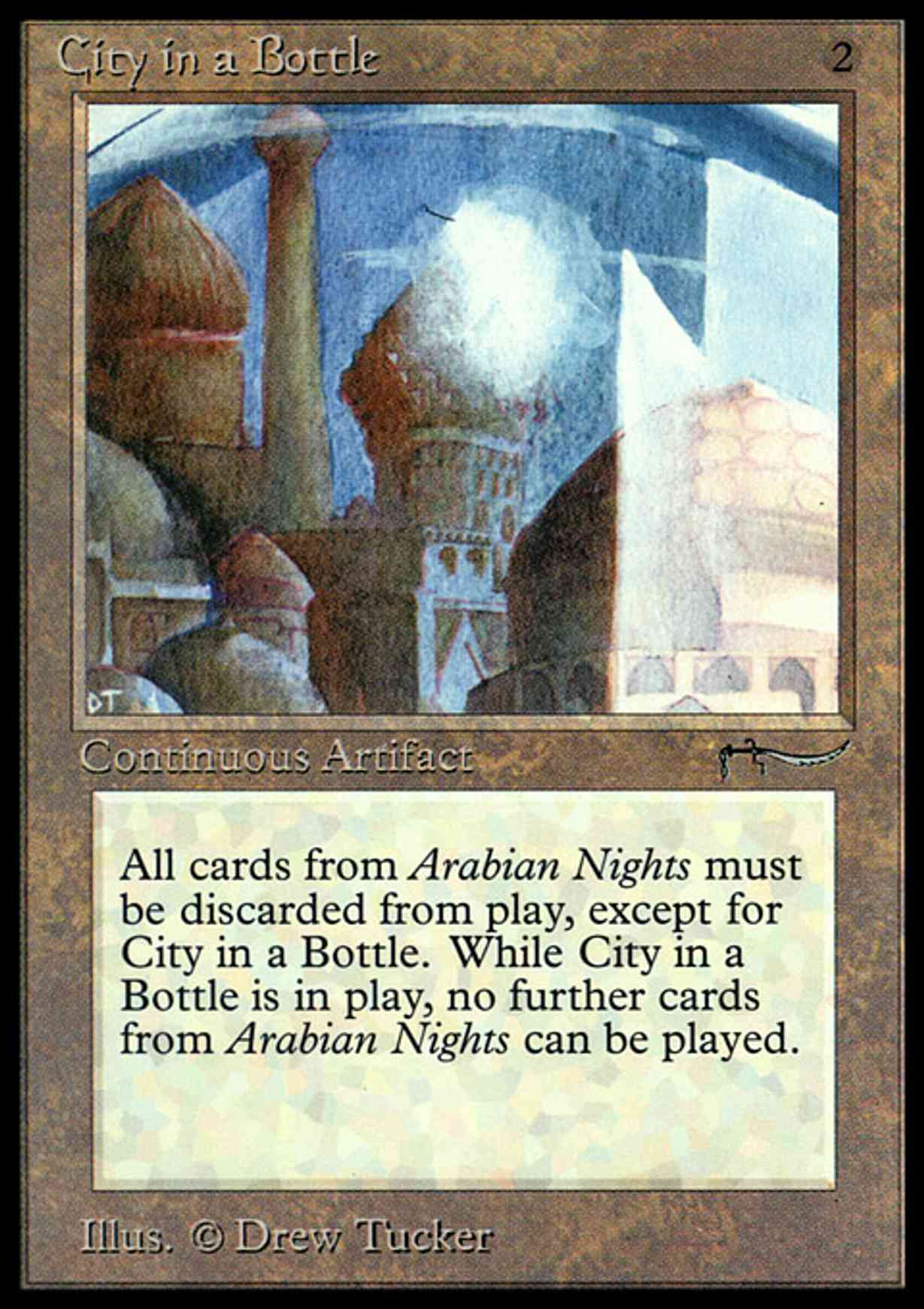City in a Bottle magic card front