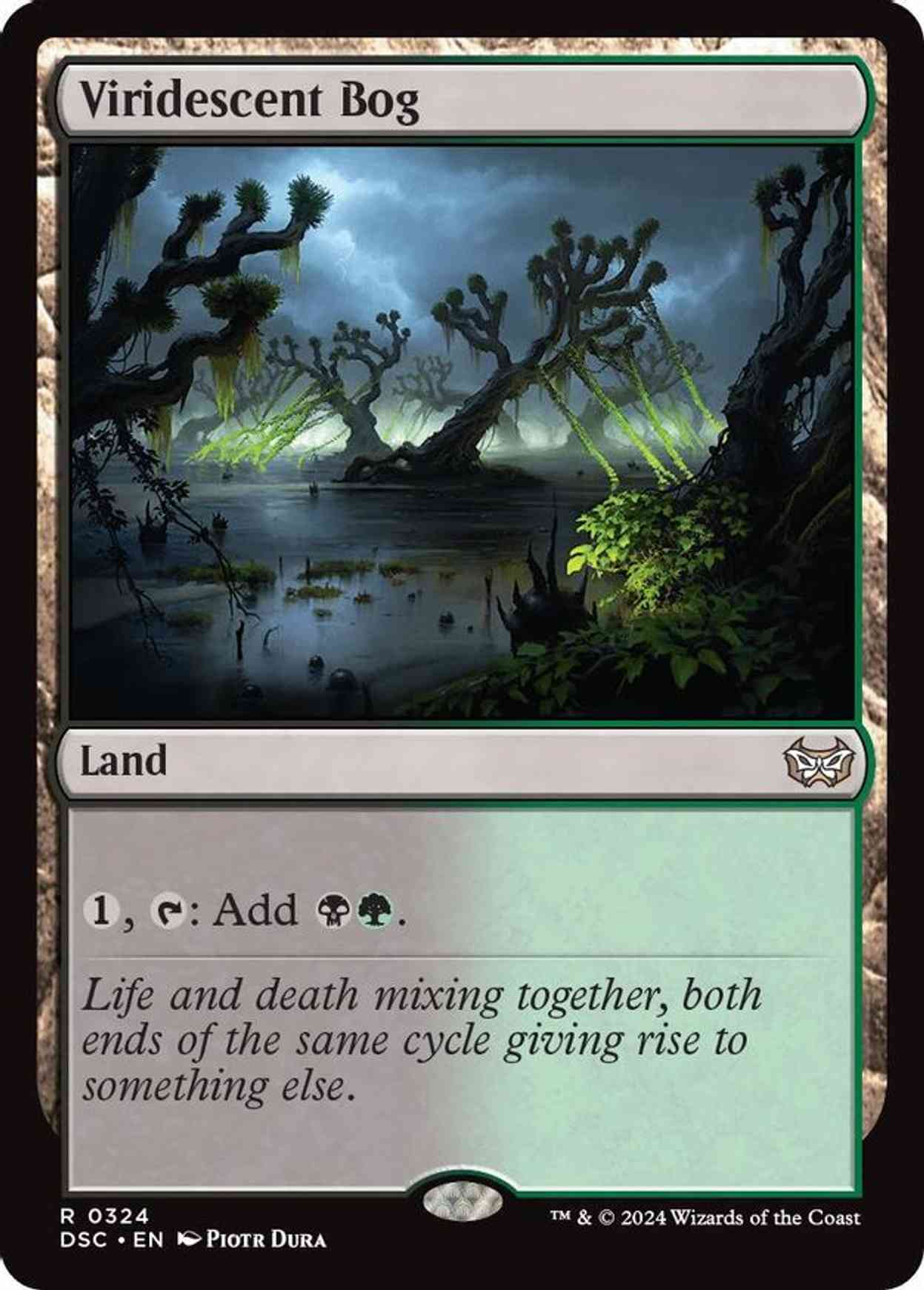 Viridescent Bog magic card front