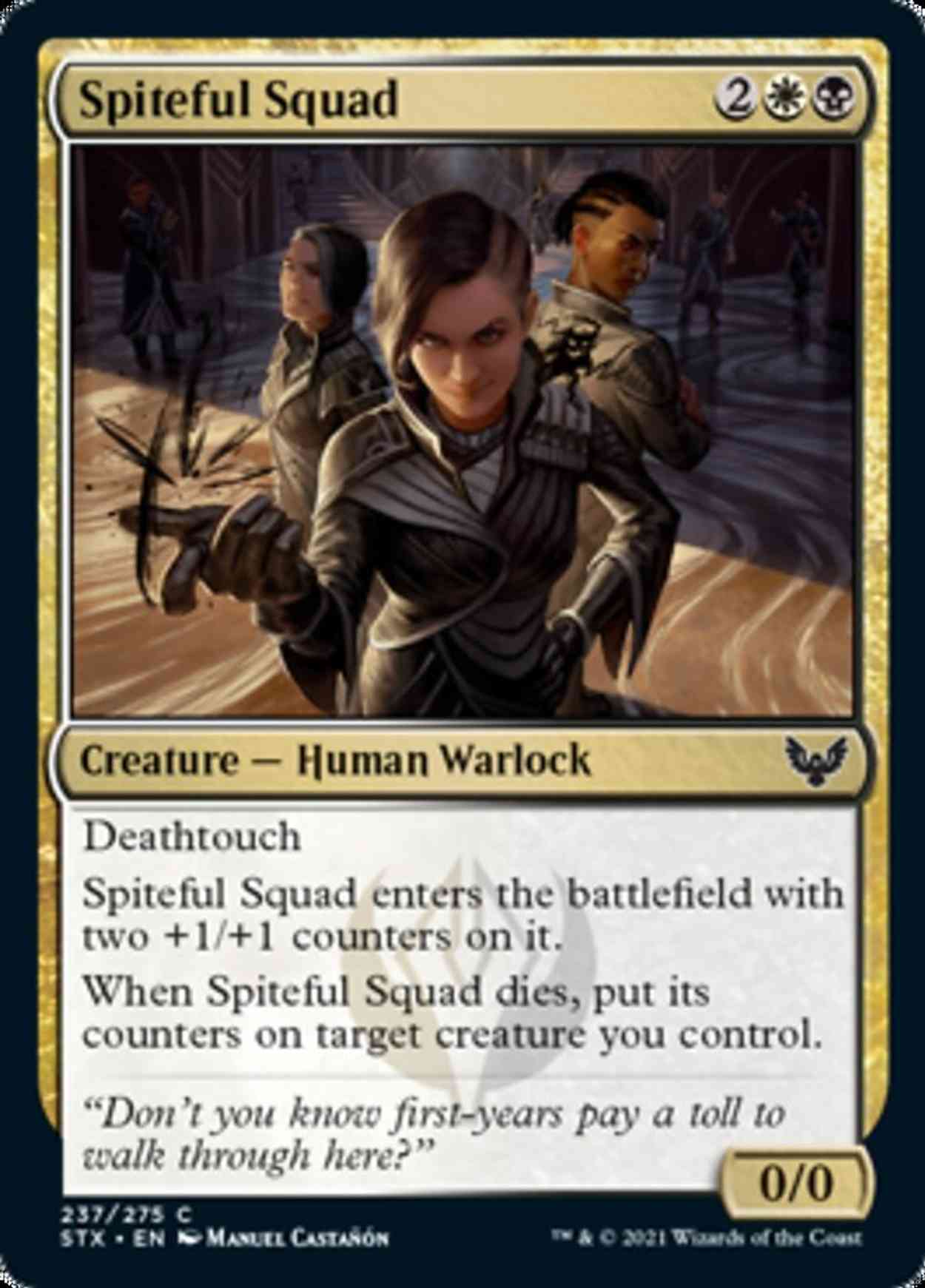 Spiteful Squad magic card front
