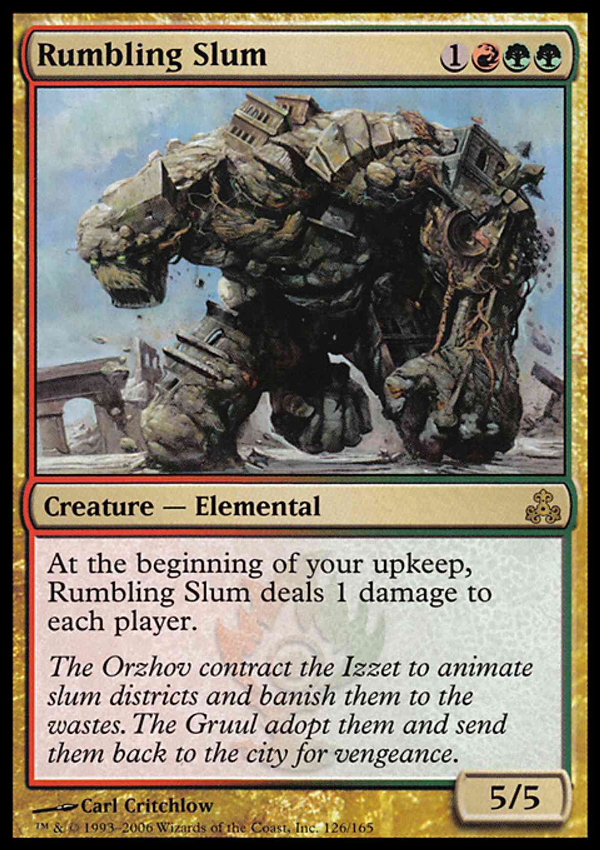 Rumbling Slum magic card front