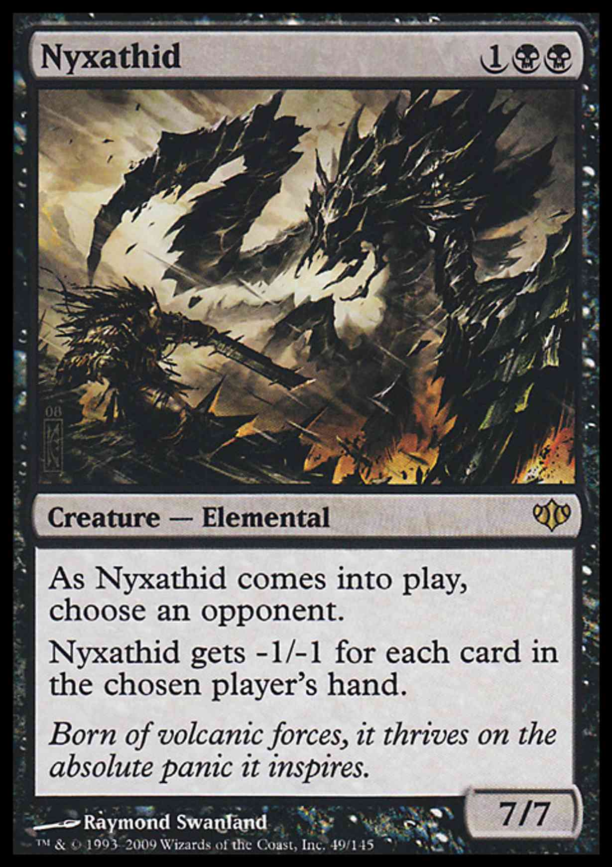 Nyxathid magic card front