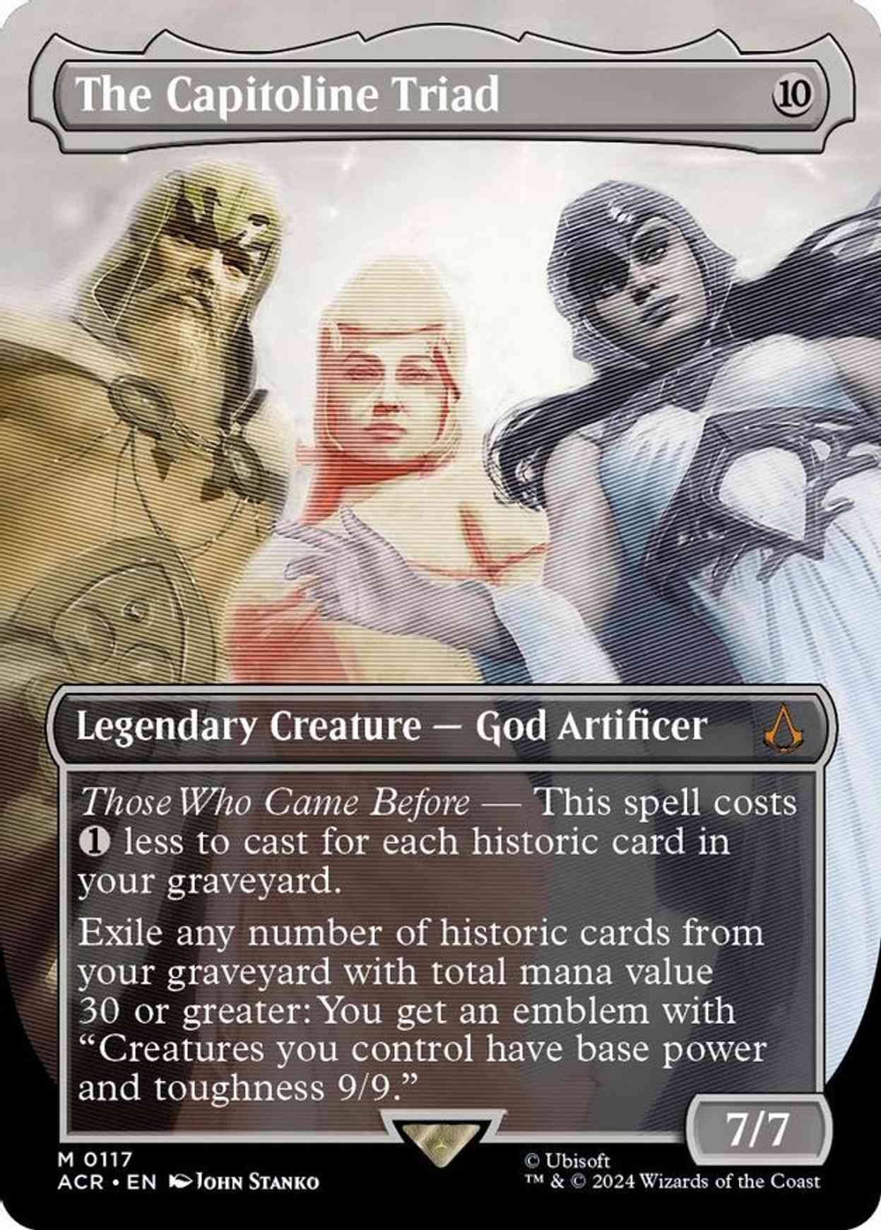 The Capitoline Triad (Borderless) magic card front