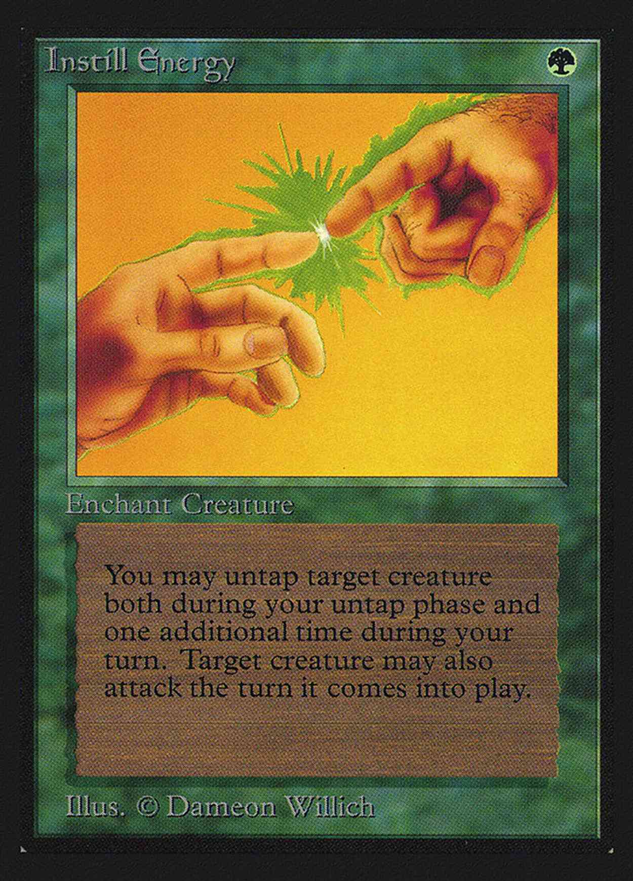 Instill Energy (CE) magic card front