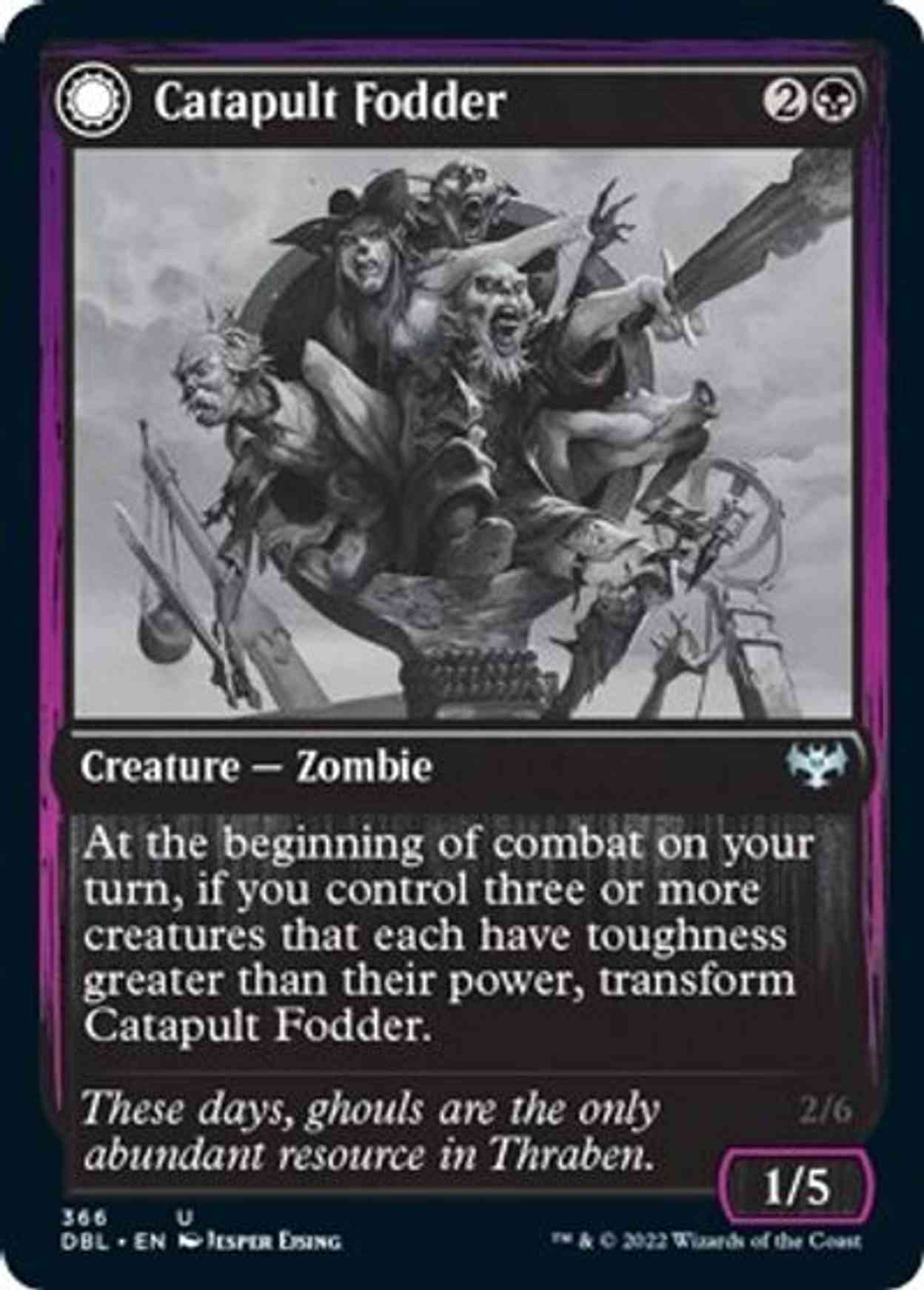 Catapult Fodder magic card front