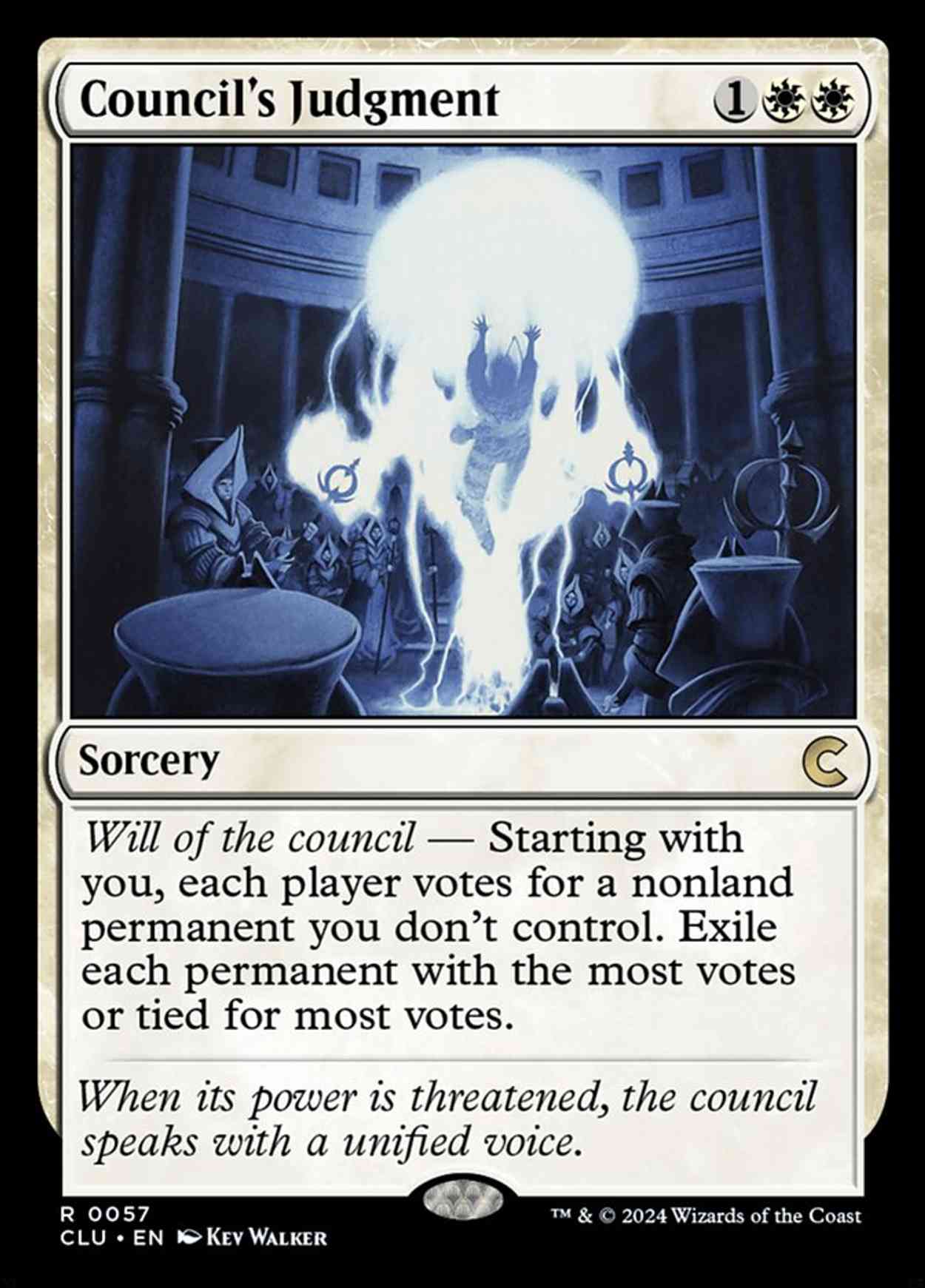 Council's Judgment magic card front