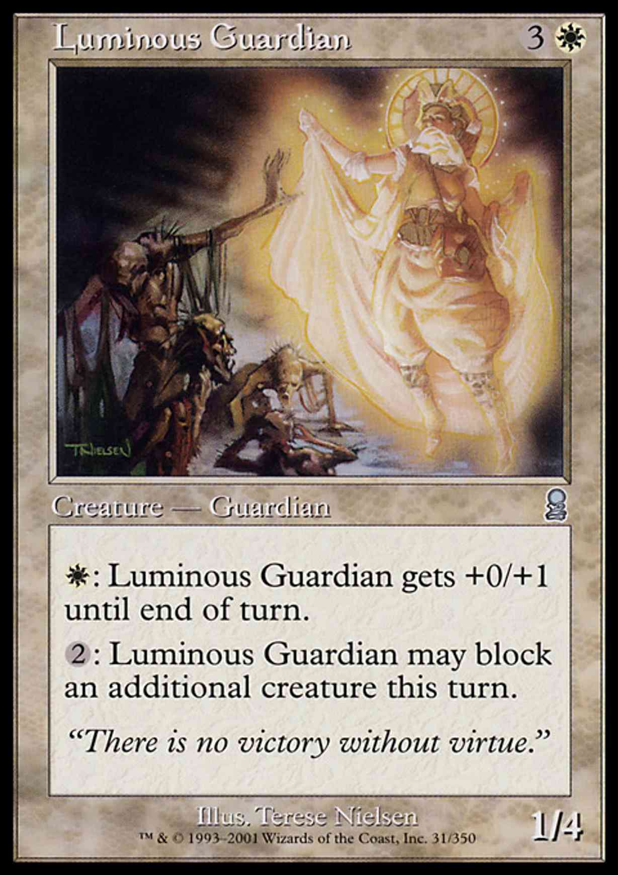 Luminous Guardian magic card front